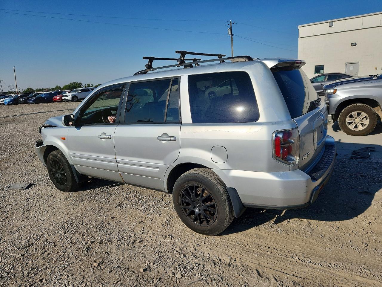 2006 Honda Pilot Ex Silver vin: 2HKYF18626H505761
