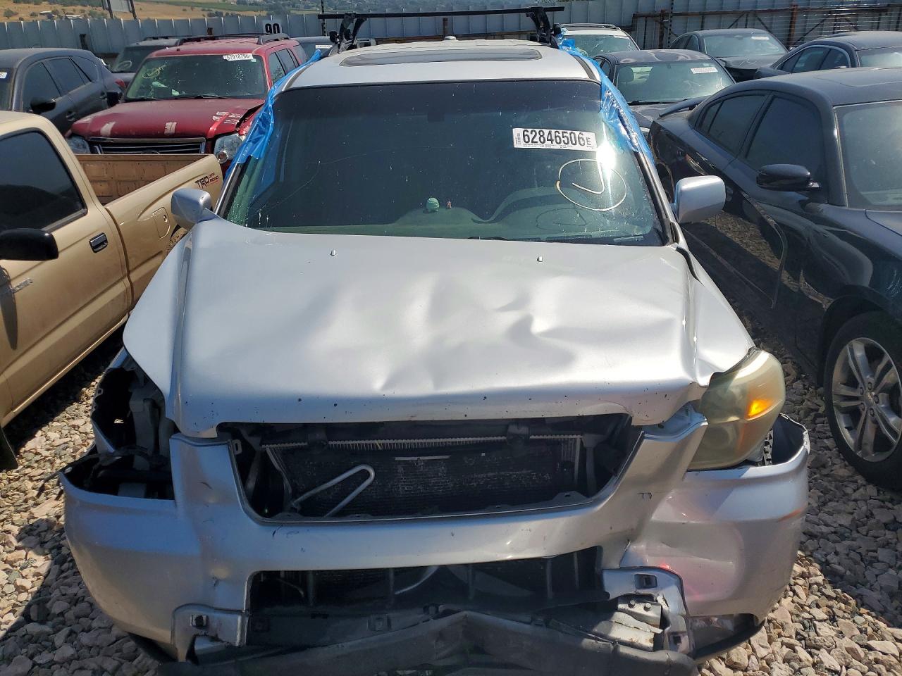 2006 Honda Pilot Ex Silver vin: 2HKYF18626H505761