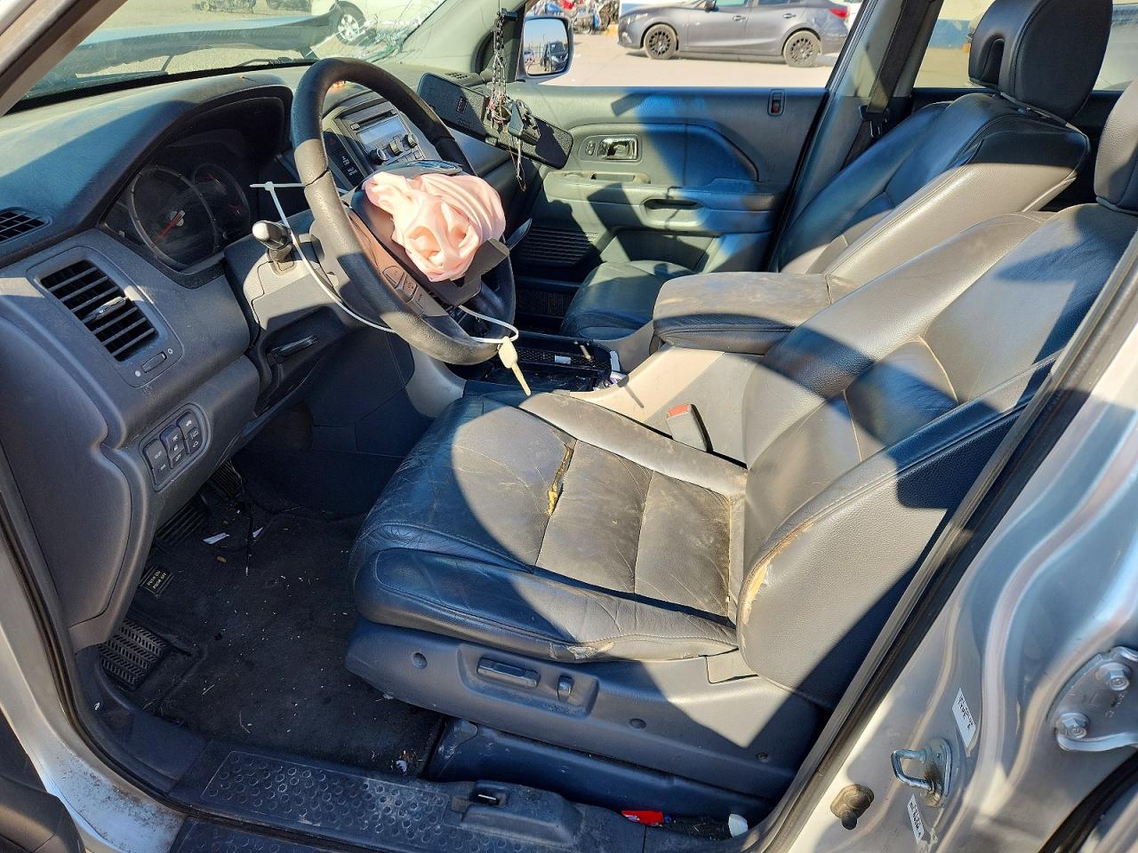 2006 Honda Pilot Ex Silver vin: 2HKYF18626H505761