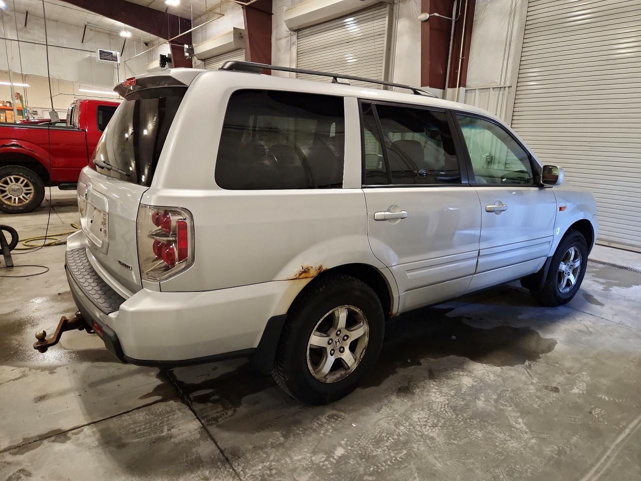 2007 Honda Pilot Exl Серебряный vin: 2HKYF18627H507401