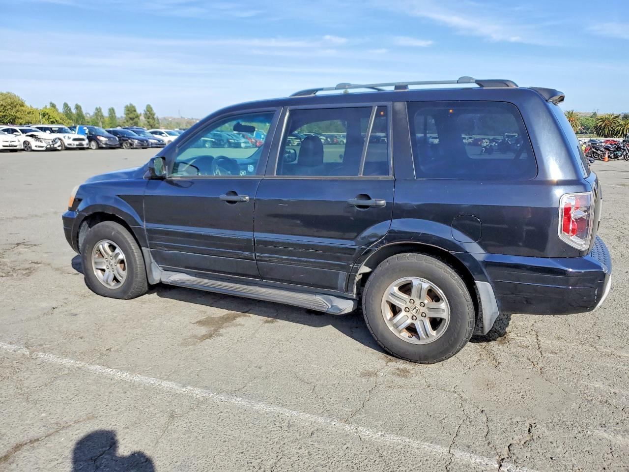 2003 Honda Pilot Exl Black vin: 2HKYF18633H505733