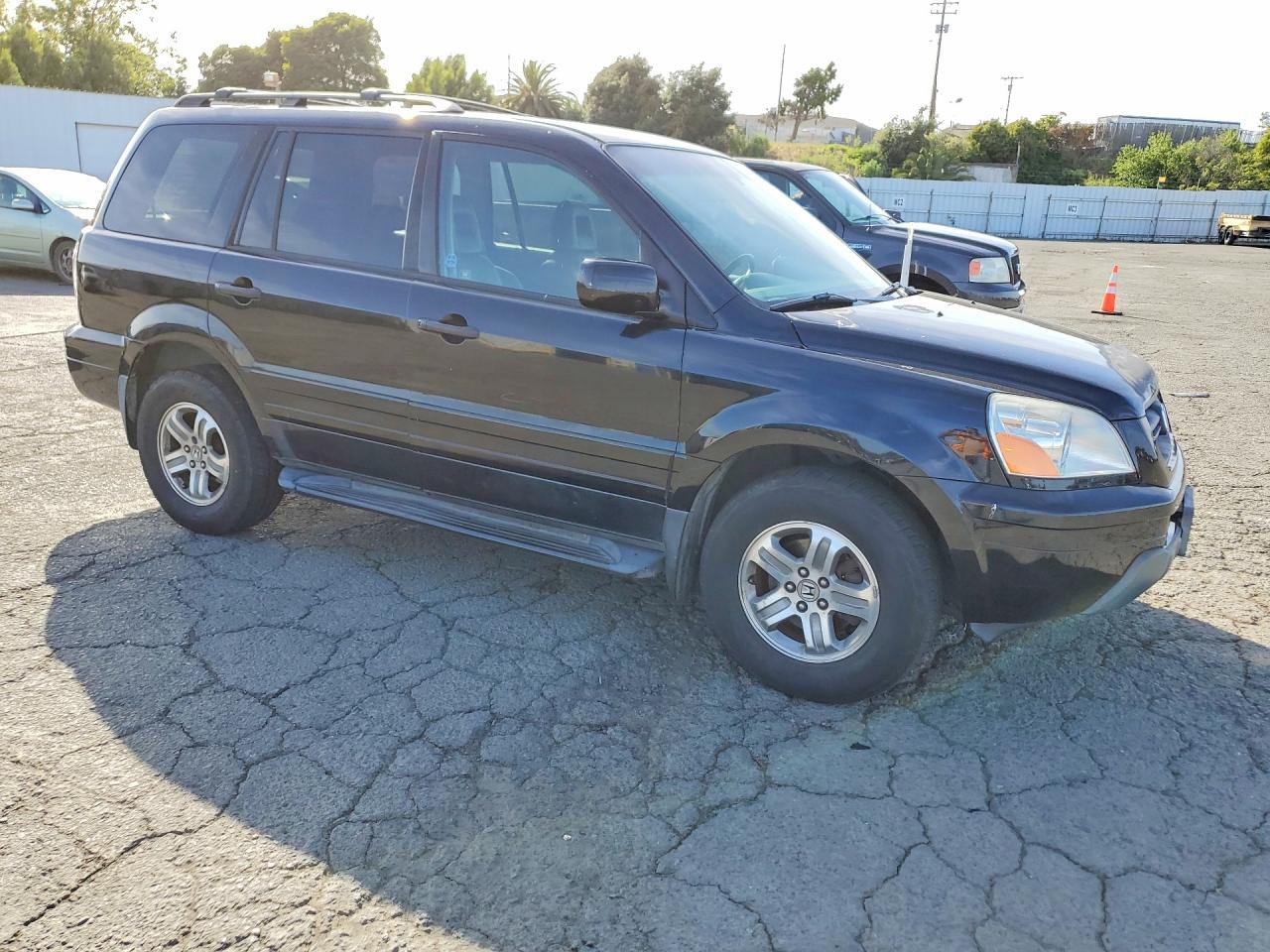 2003 Honda Pilot Exl Black vin: 2HKYF18633H505733