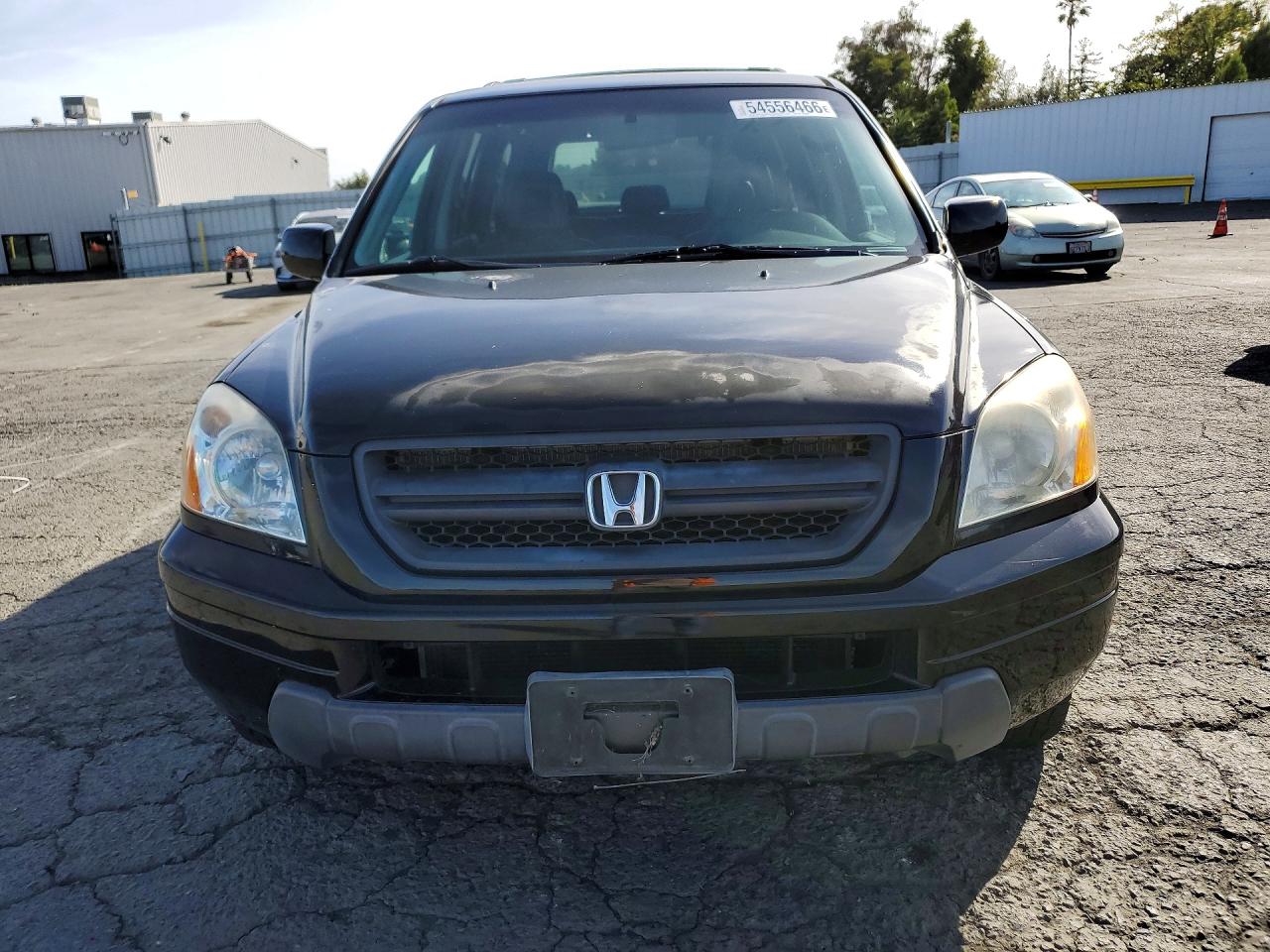 2003 Honda Pilot Exl Black vin: 2HKYF18633H505733