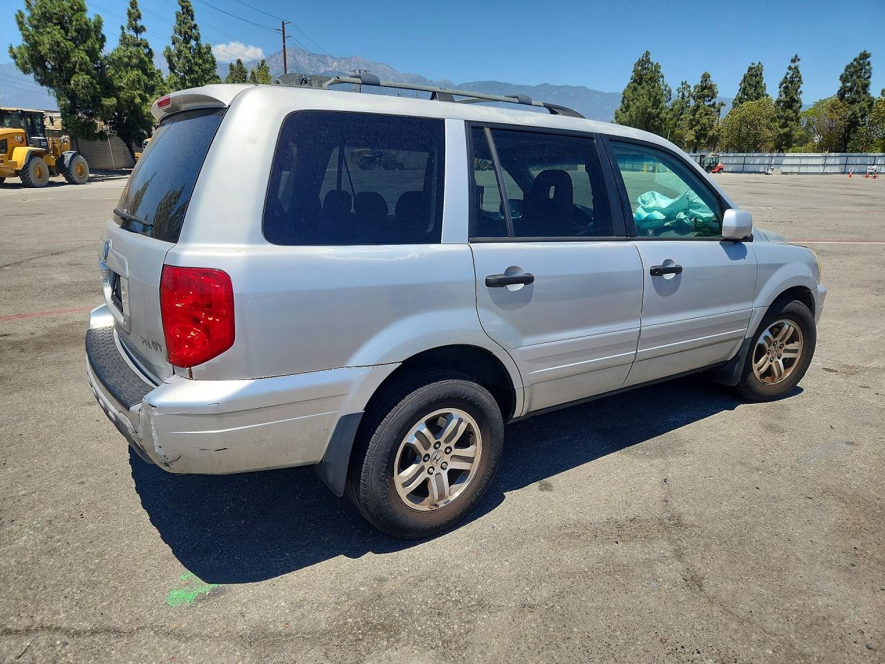 2003 Honda Pilot Exl Silver vin: 2HKYF18633H532544