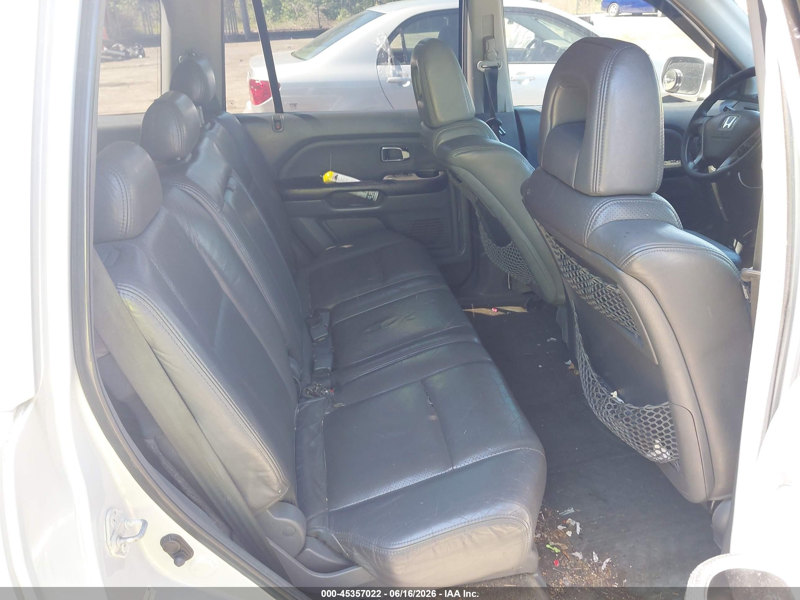 2003 Honda Pilot Ex-l Silver vin: 2HKYF18633H538540