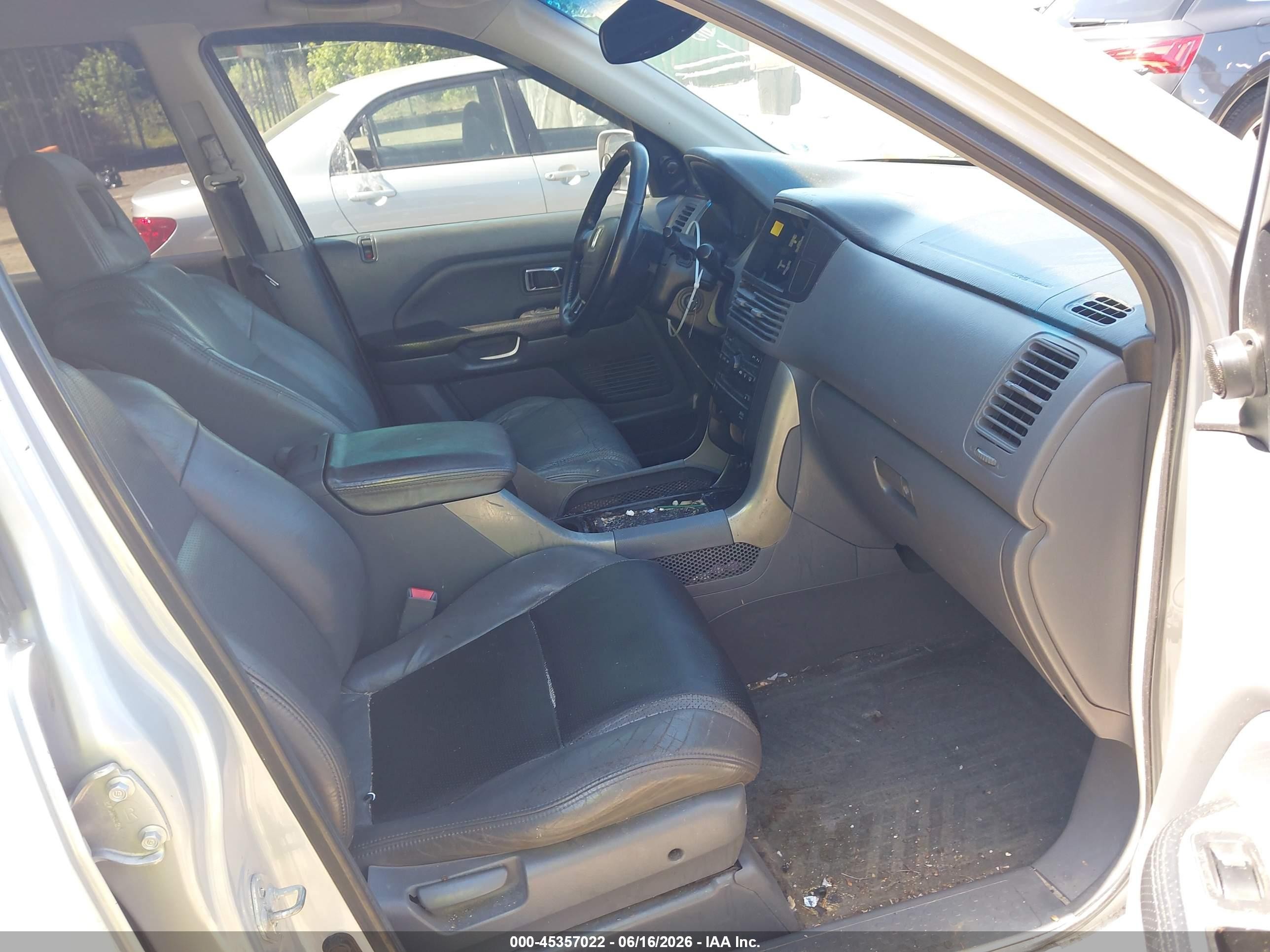 2003 Honda Pilot Ex-l Silver vin: 2HKYF18633H538540