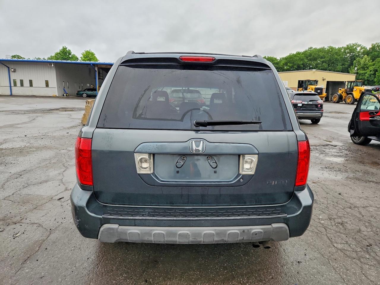 2003 Honda Pilot Exl Gray vin: 2HKYF18633H589438