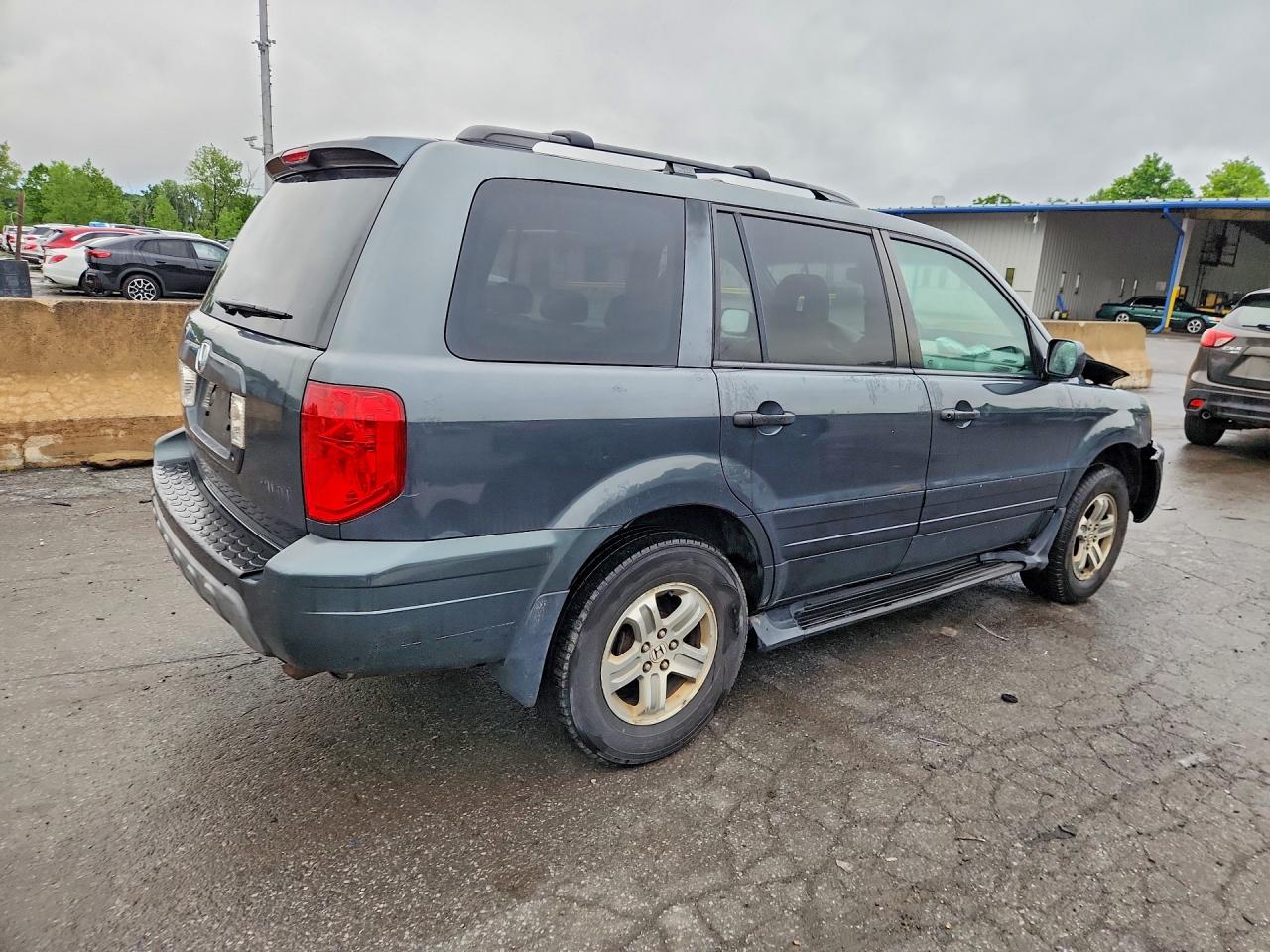 2003 Honda Pilot Exl Gray vin: 2HKYF18633H589438