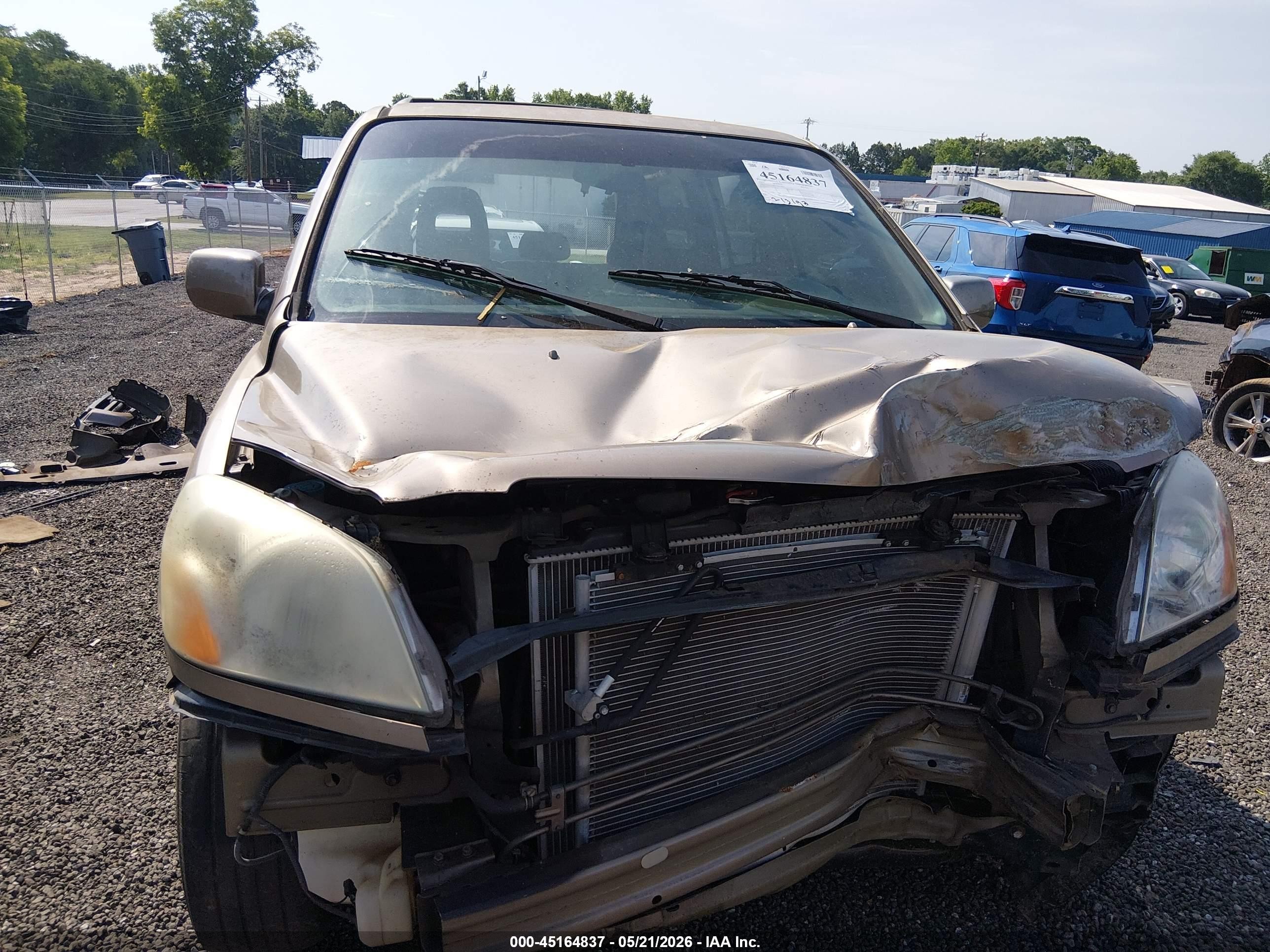 2003 Honda Pilot Ex-l Gold vin: 2HKYF18633H614872