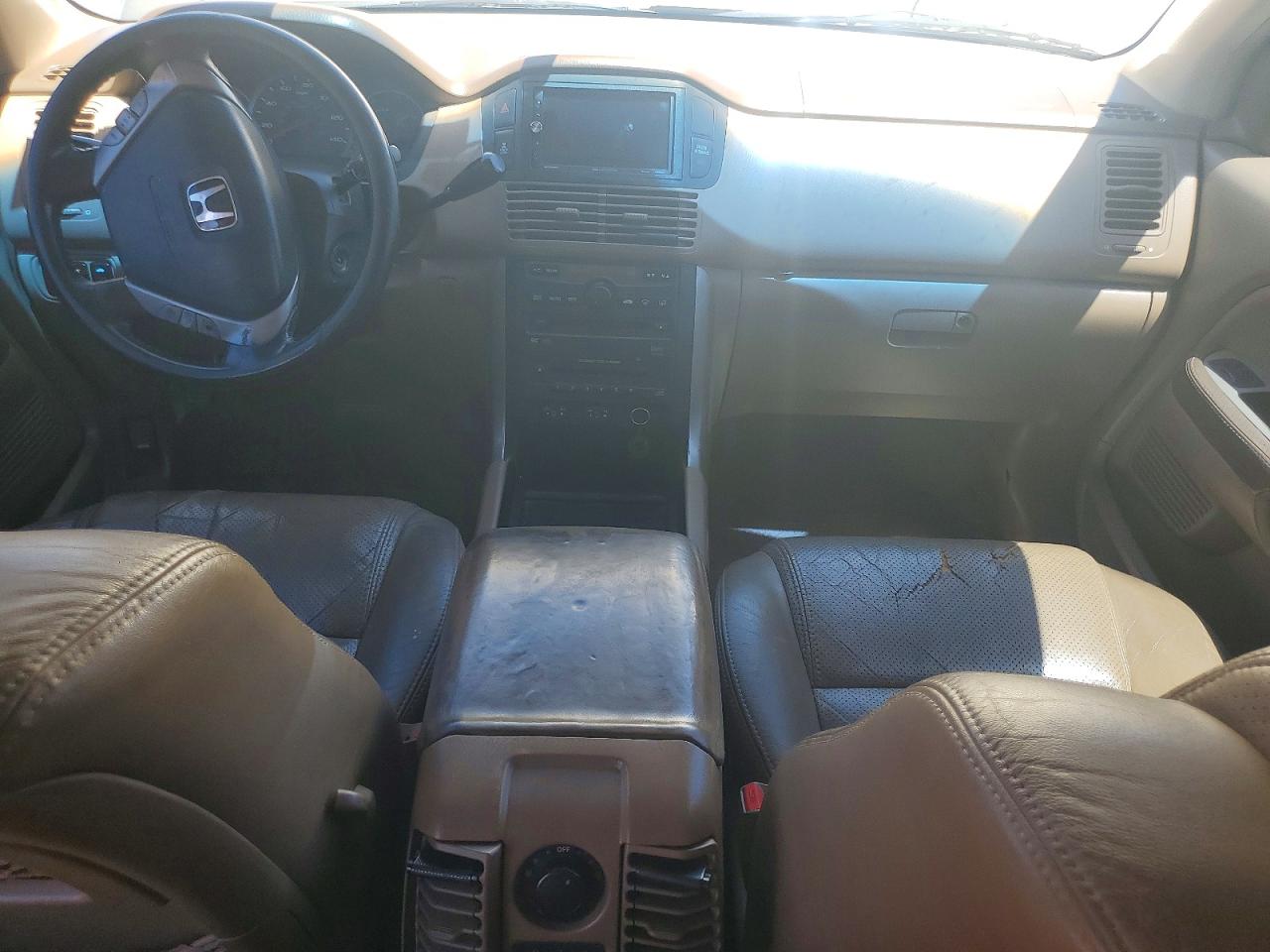 2005 Honda Pilot Exl Brown vin: 2HKYF18635H545748
