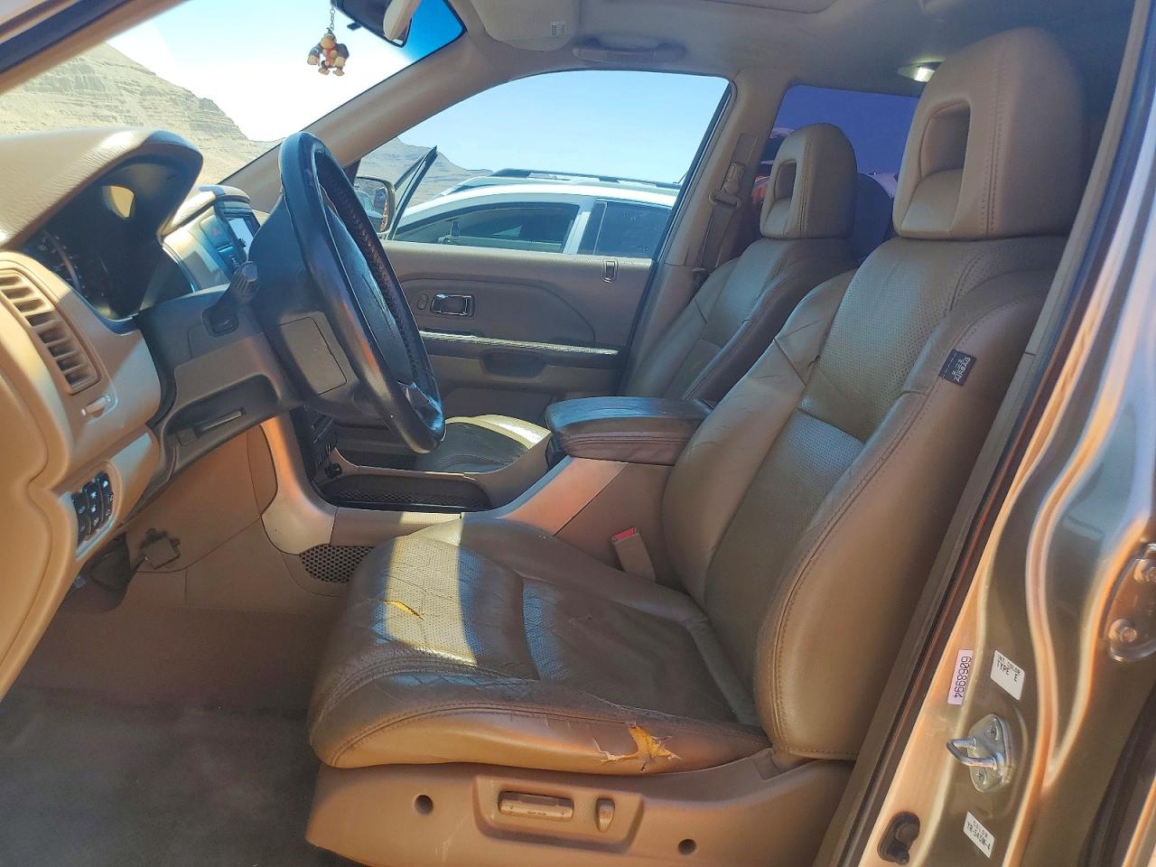 2005 Honda Pilot Exl Brown vin: 2HKYF18635H545748