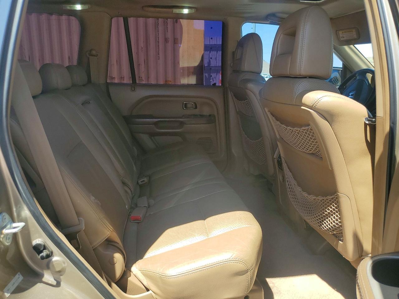 2005 Honda Pilot Exl Brown vin: 2HKYF18635H545748
