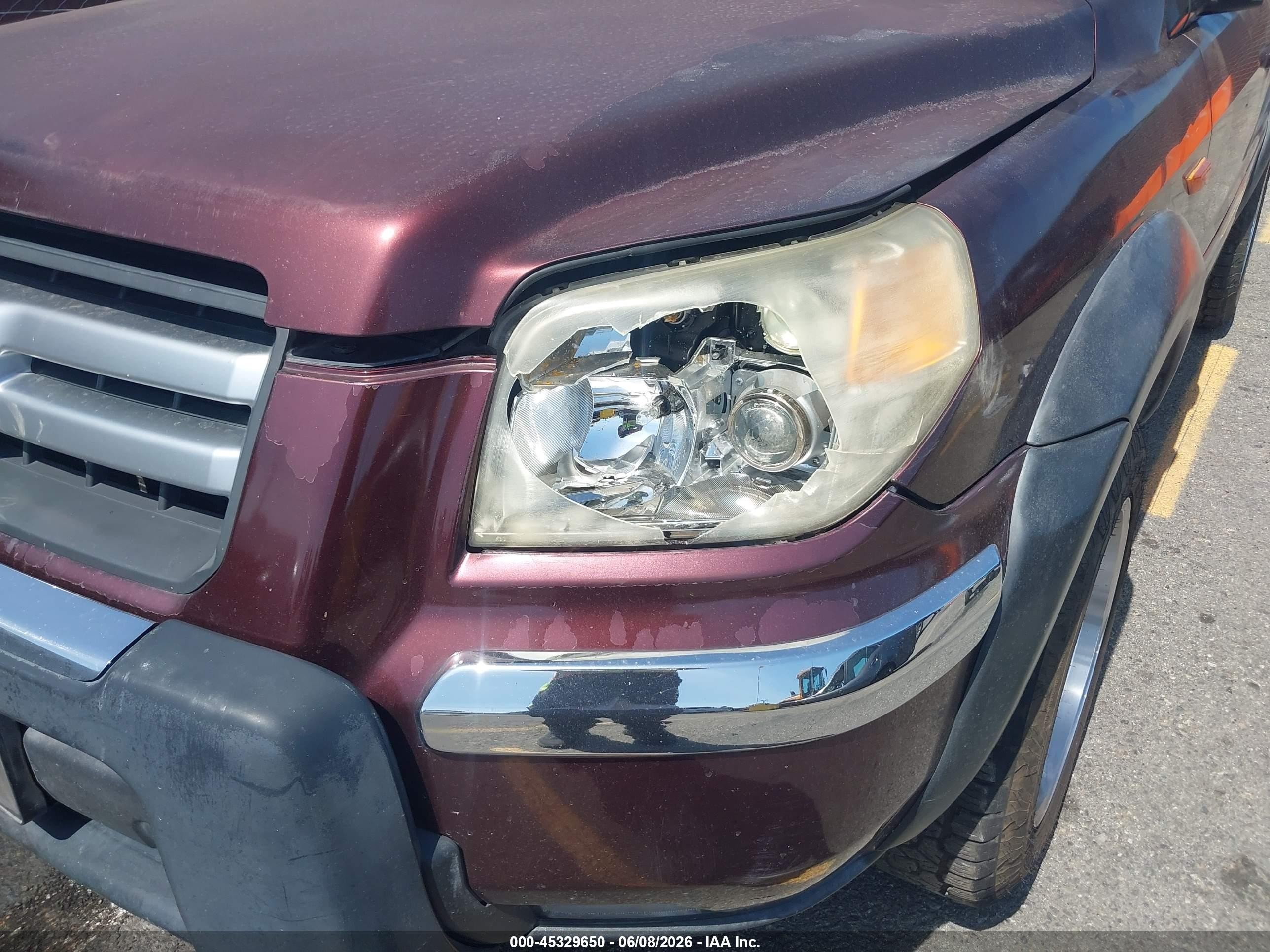 2007 Honda Pilot Ex-l Purple vin: 2HKYF18637H503051
