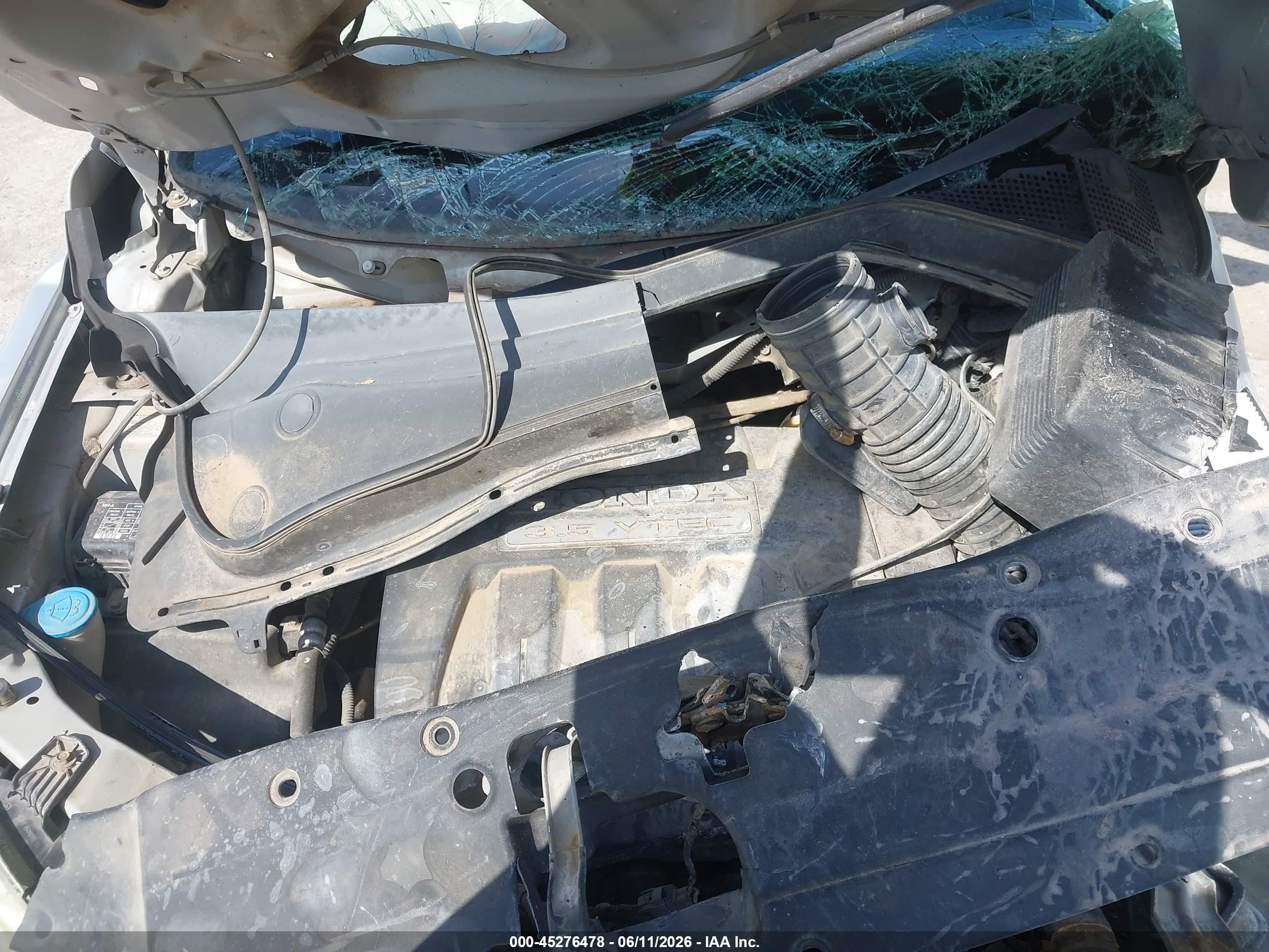 2007 Honda Pilot Ex-l Silver vin: 2HKYF18637H515474