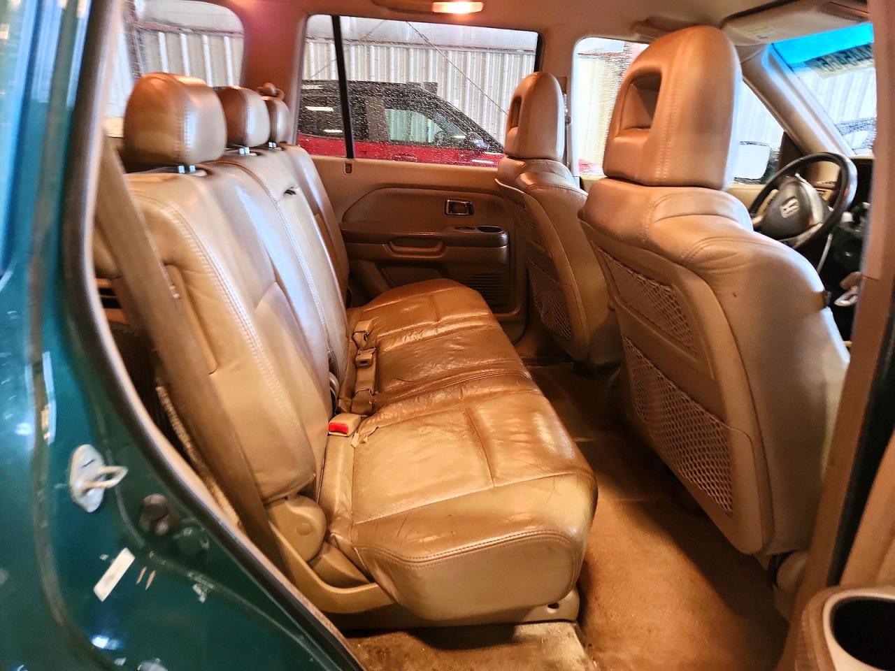 2003 Honda Pilot Exl Green vin: 2HKYF18643H503974
