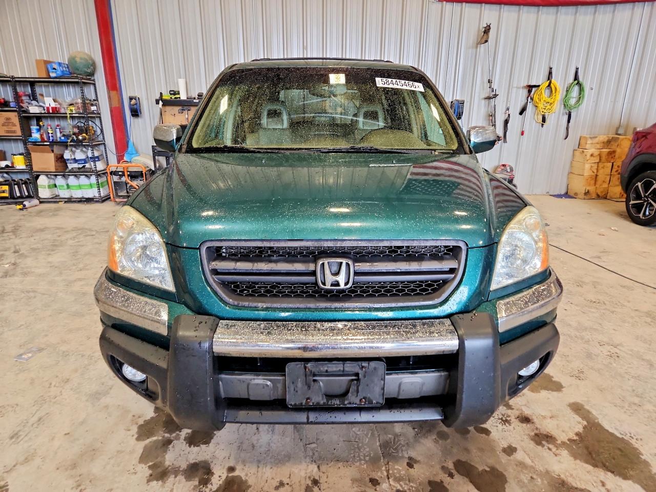 2003 Honda Pilot Exl Green vin: 2HKYF18643H503974