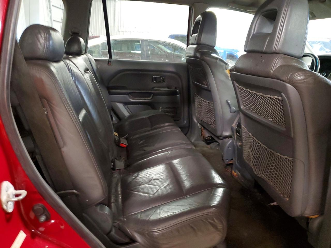 2003 Honda Pilot Exl Red vin: 2HKYF18643H522931