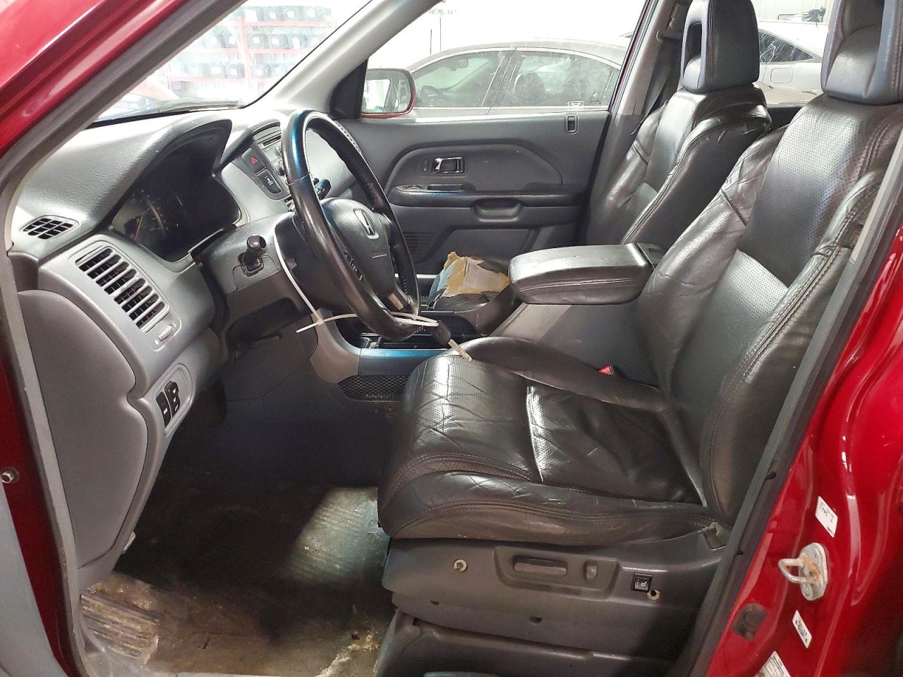 2003 Honda Pilot Exl Red vin: 2HKYF18643H522931