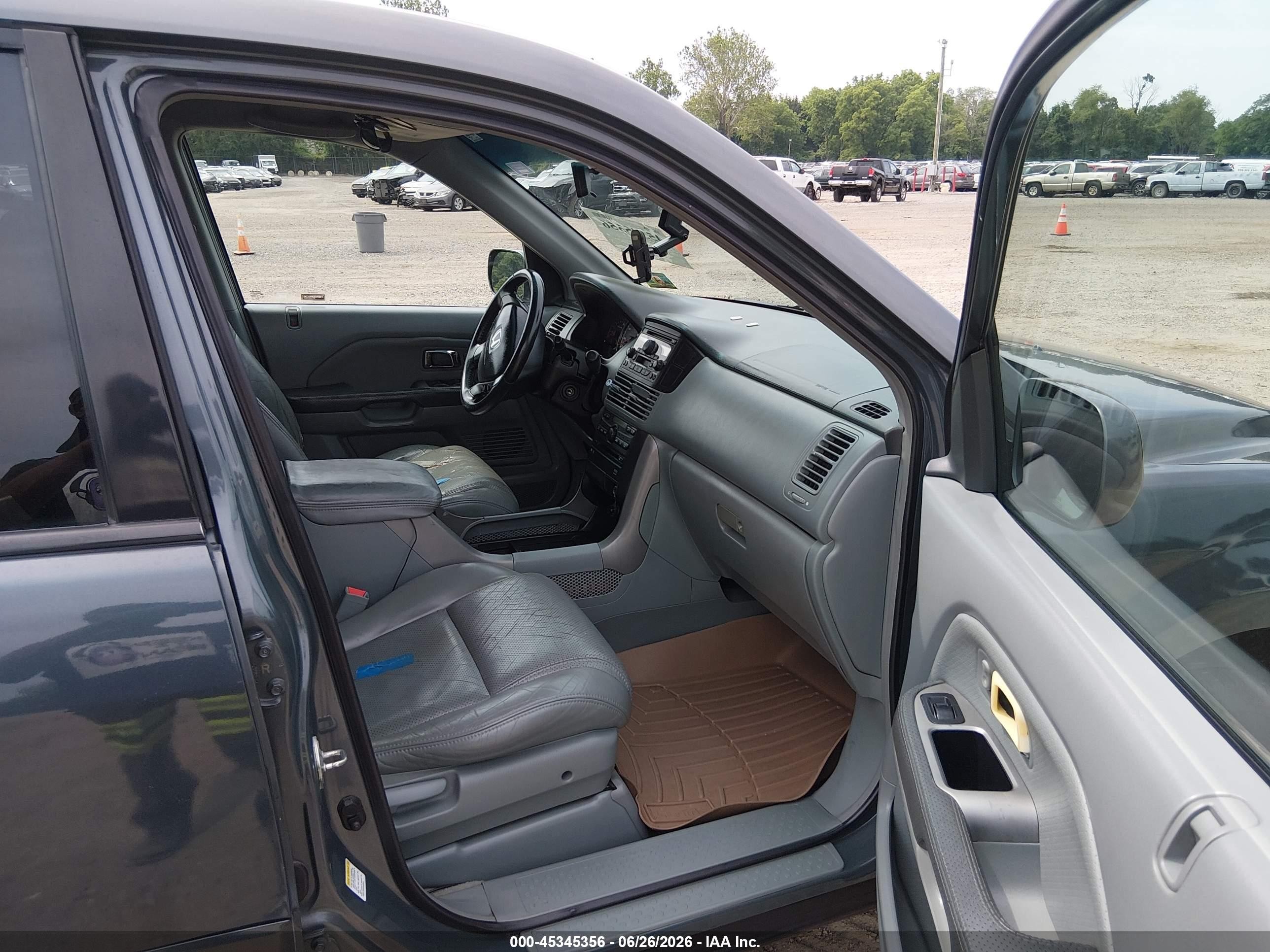 2003 Honda Pilot Ex-l Green vin: 2HKYF18643H578027