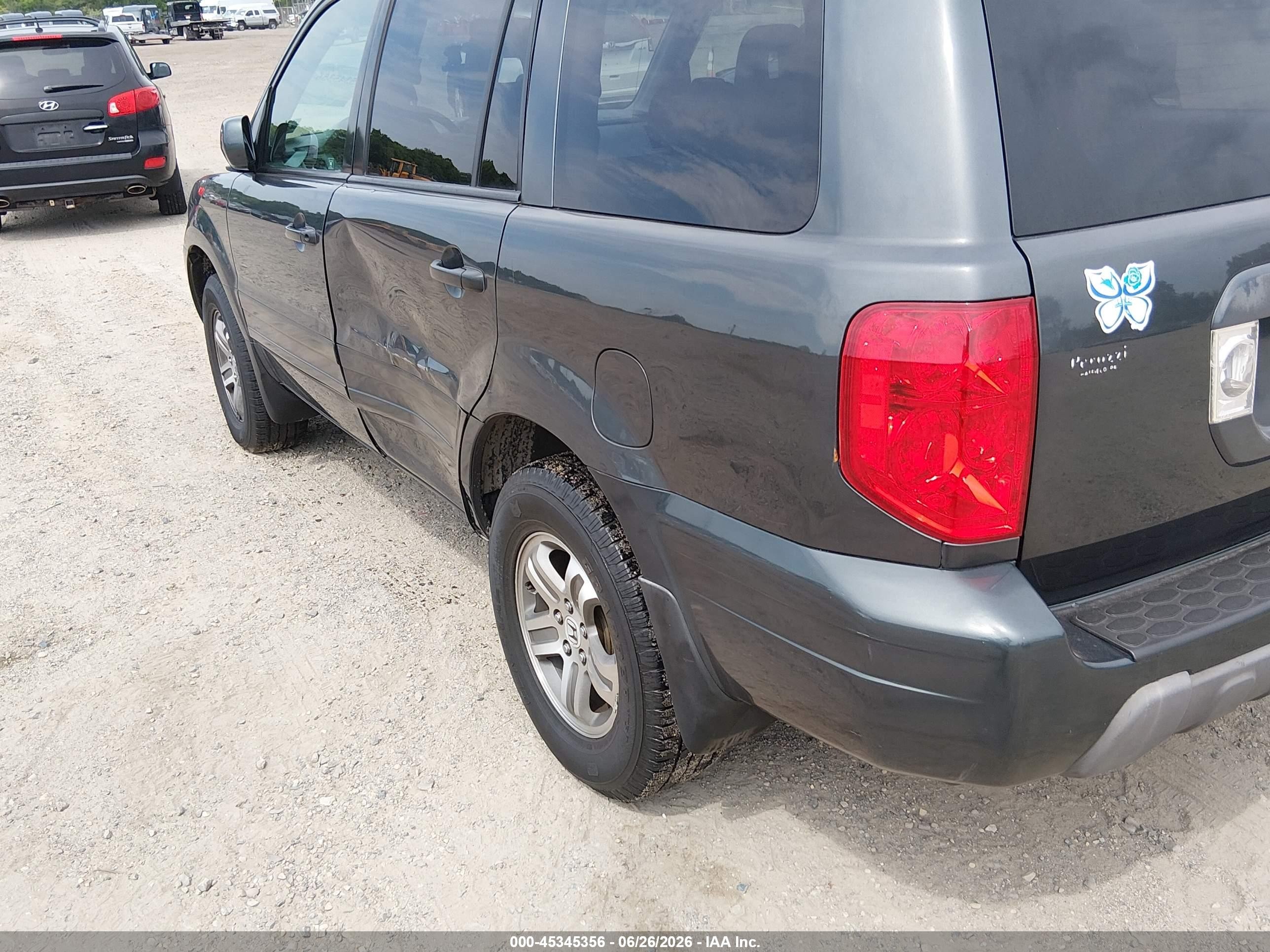 2003 Honda Pilot Ex-l Green vin: 2HKYF18643H578027