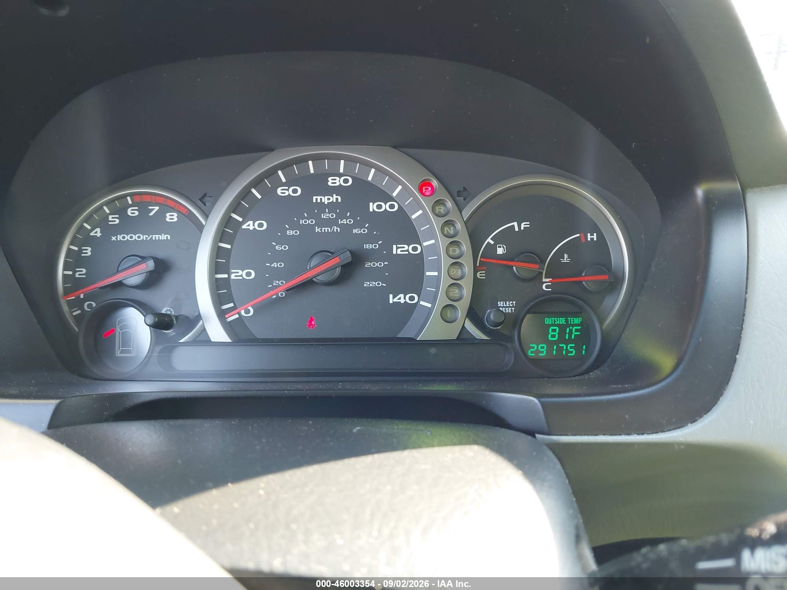 2004 Honda Pilot Ex-l Blue vin: 2HKYF18644H581351