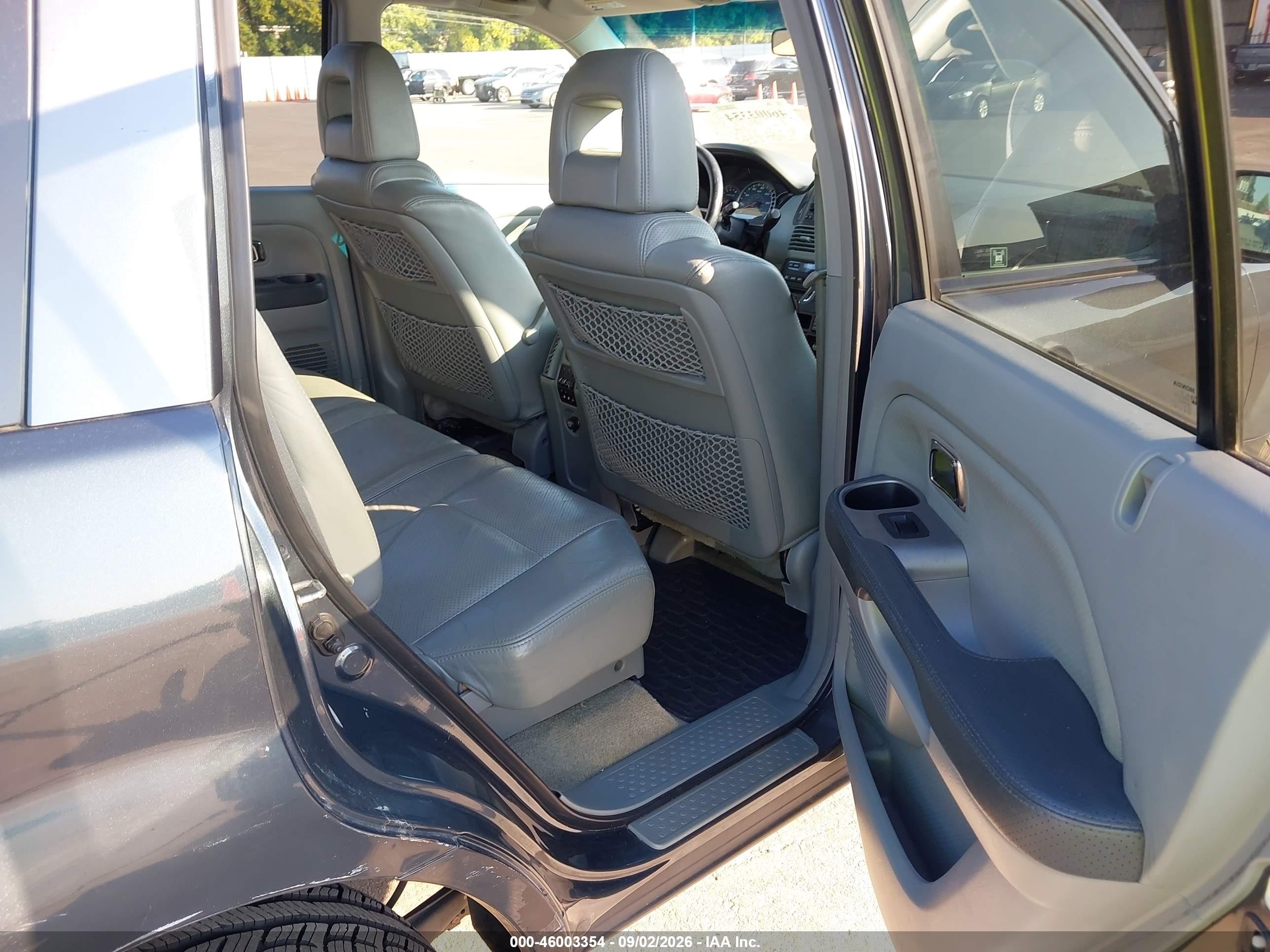 2004 Honda Pilot Ex-l Blue vin: 2HKYF18644H581351