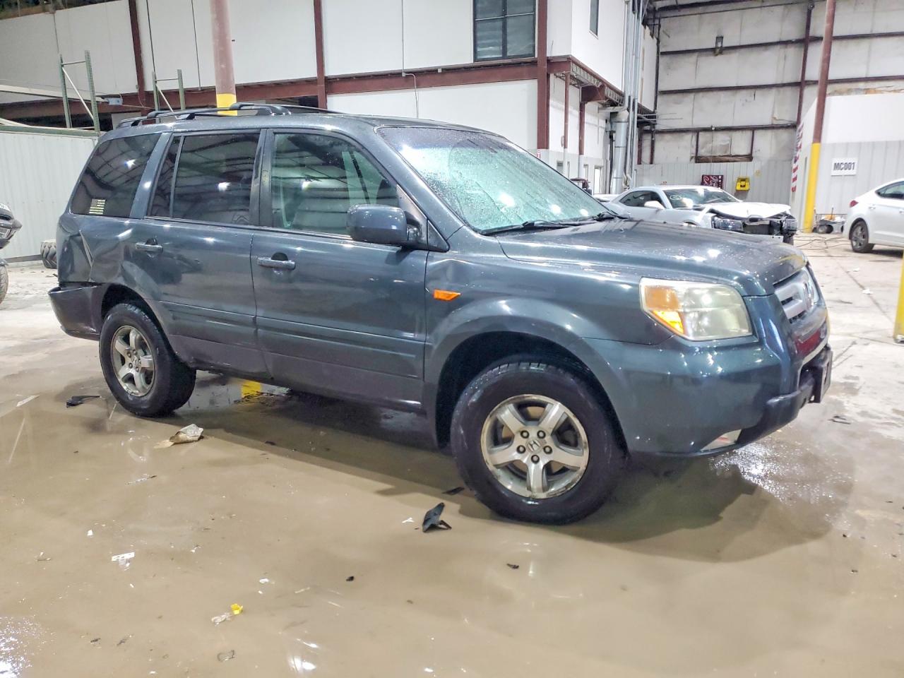 2006 Honda Pilot Ex Серый vin: 2HKYF18646H562463