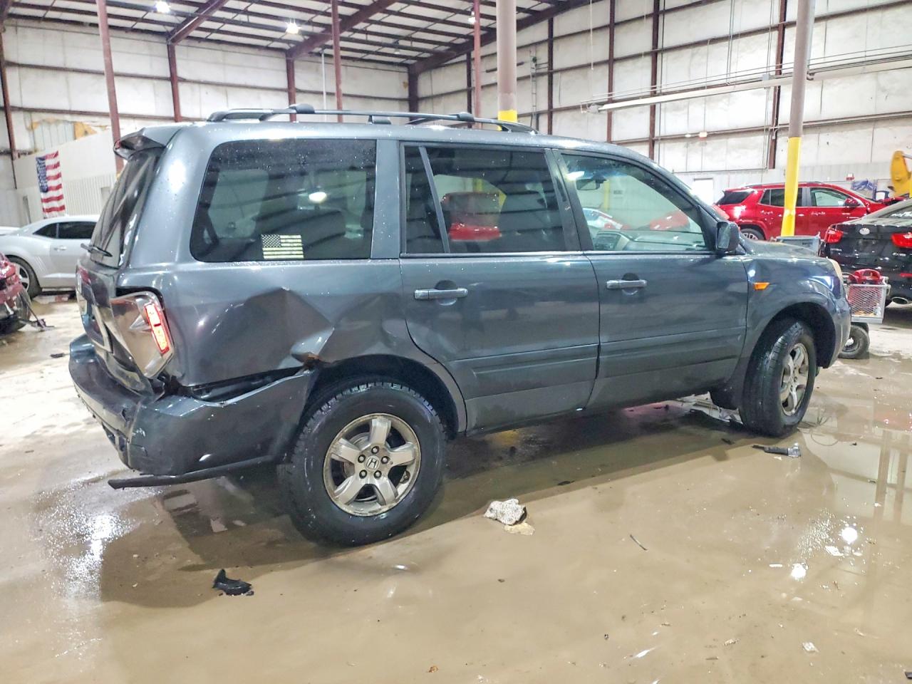 2006 Honda Pilot Ex Серый vin: 2HKYF18646H562463