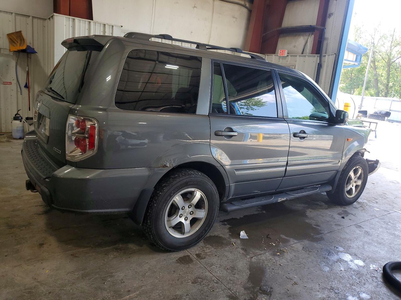 2007 Honda Pilot Exl Gray vin: 2HKYF18647H531229