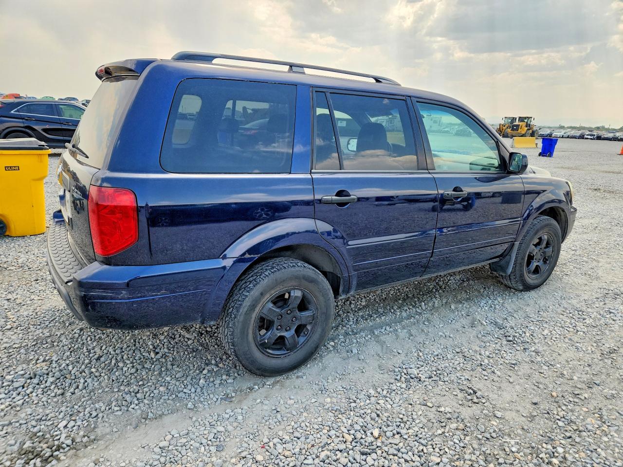 2004 Honda Pilot Exl Blue vin: 2HKYF18654H518954