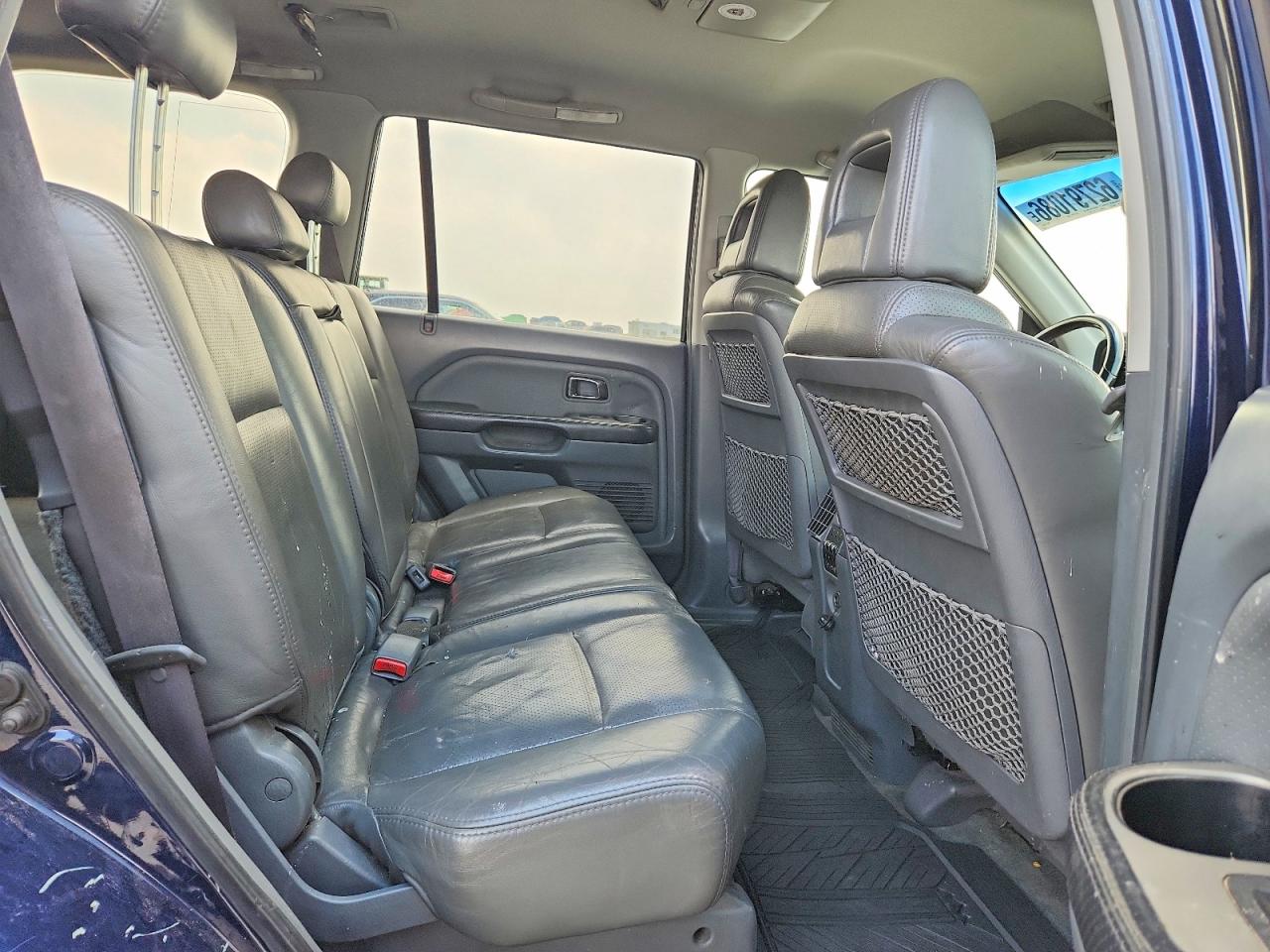 2004 Honda Pilot Exl Blue vin: 2HKYF18654H518954