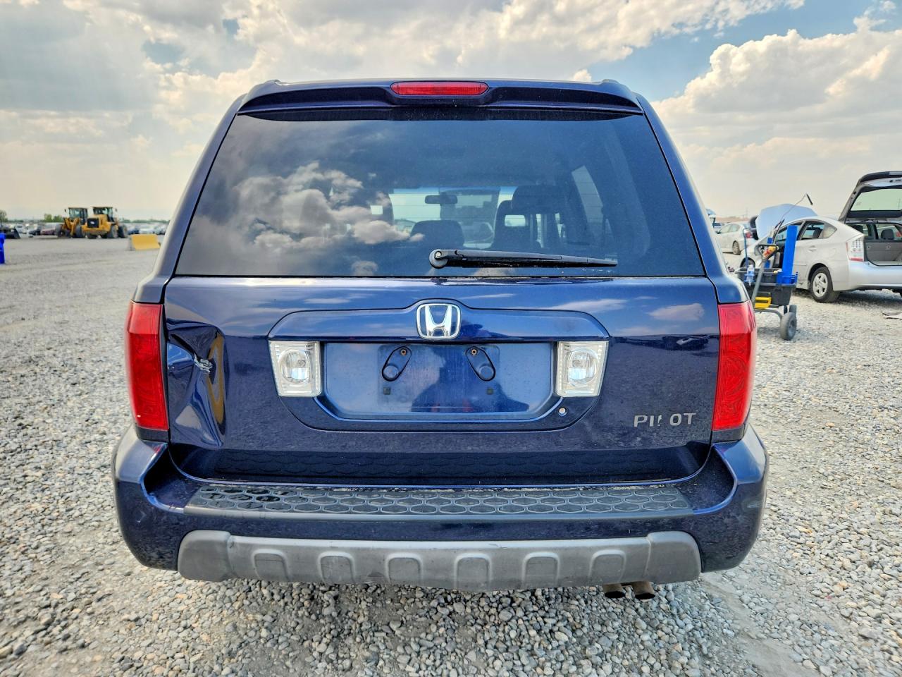 2004 Honda Pilot Exl Blue vin: 2HKYF18654H518954