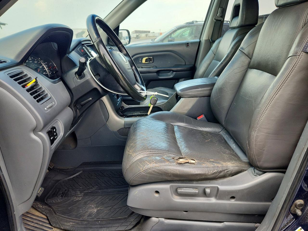 2004 Honda Pilot Exl Blue vin: 2HKYF18654H518954