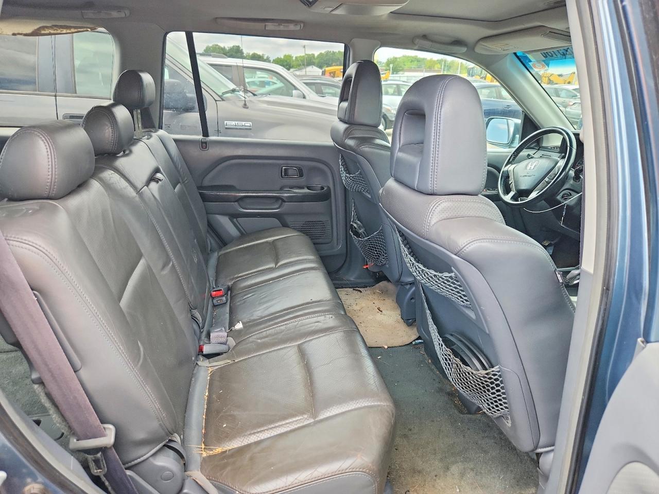2005 Honda Pilot Exl Синий vin: 2HKYF18655H545010