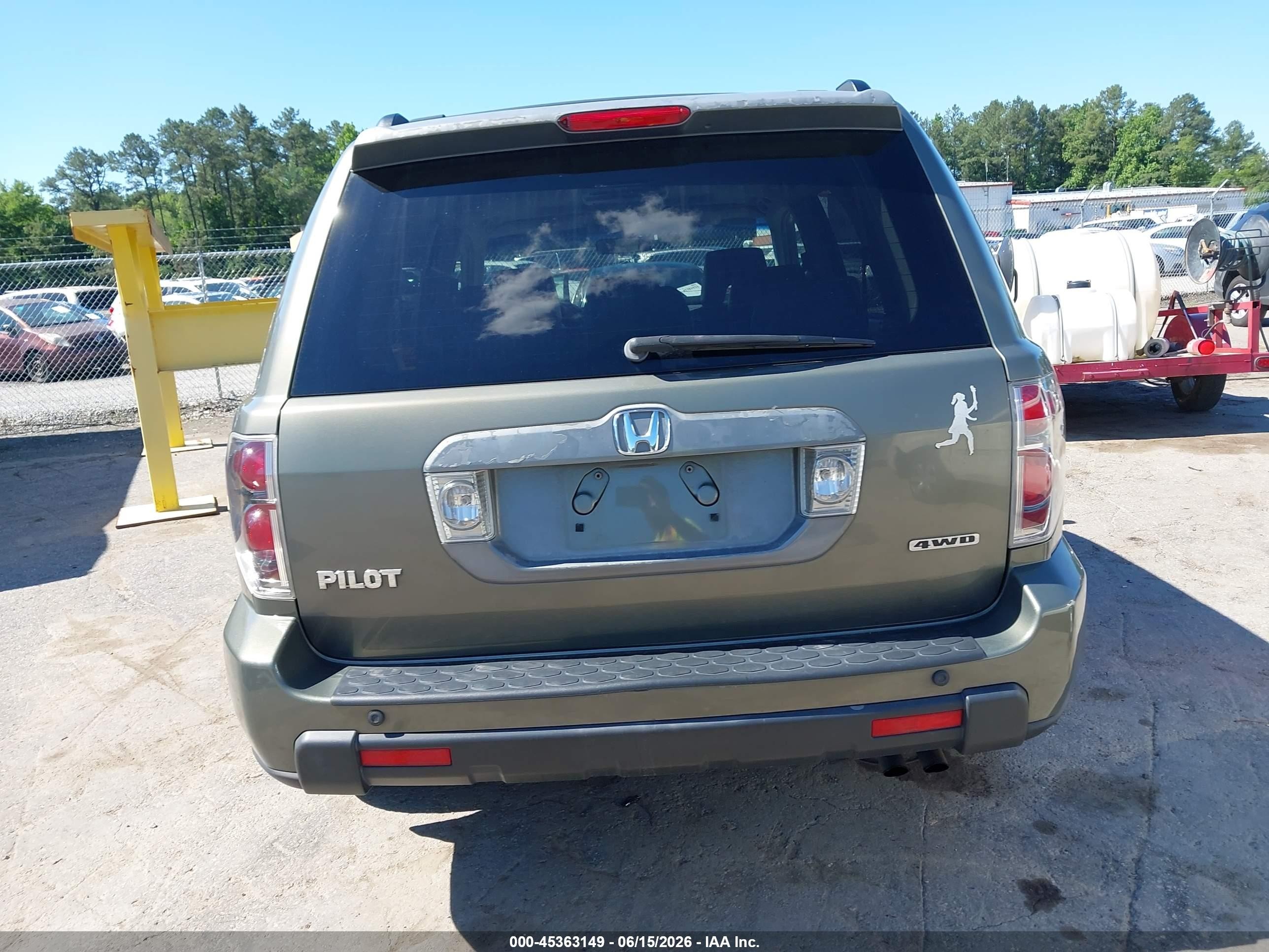 2007 Honda Pilot Ex-l Brown vin: 2HKYF18657H500913