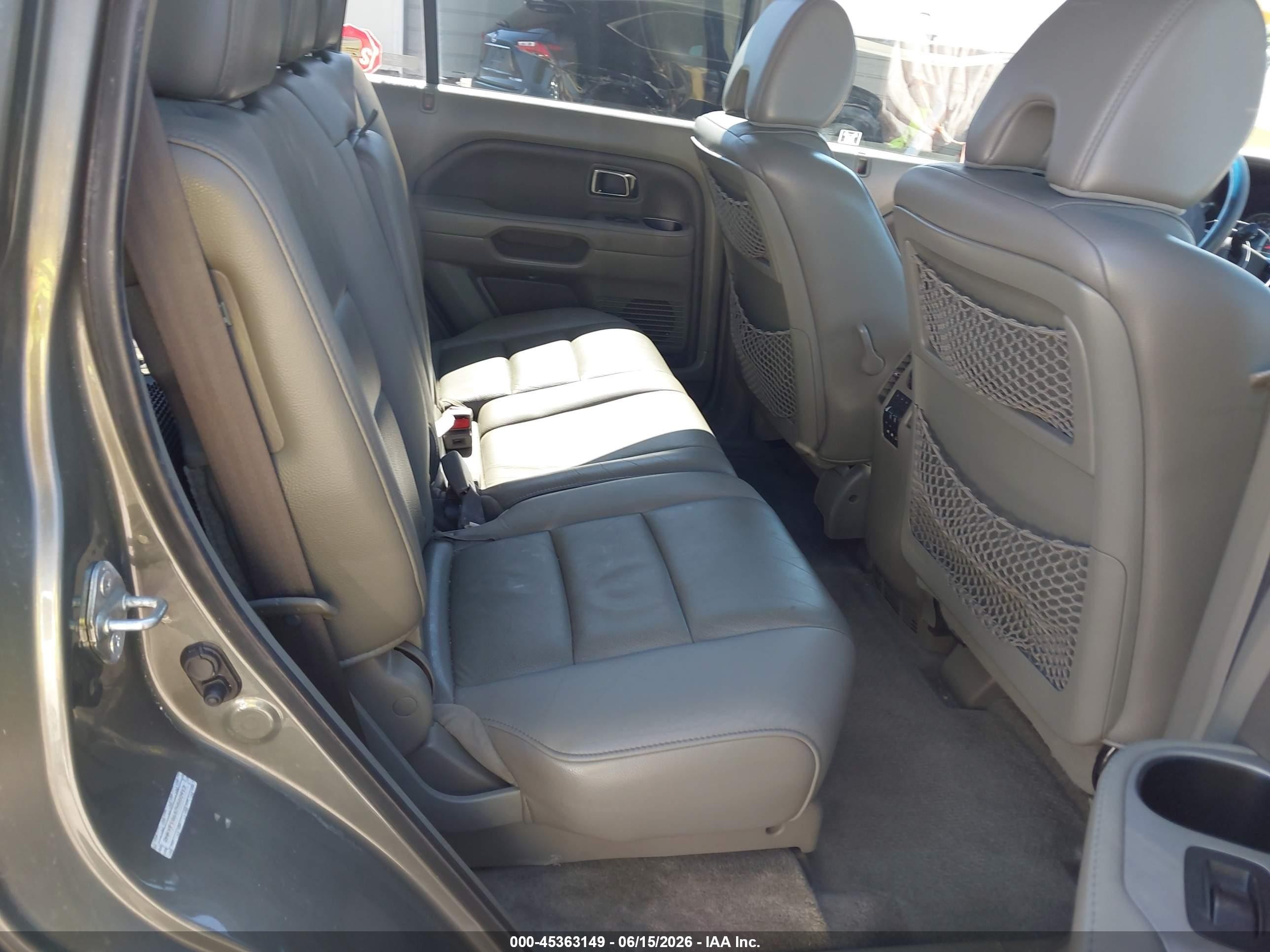 2007 Honda Pilot Ex-l Brown vin: 2HKYF18657H500913
