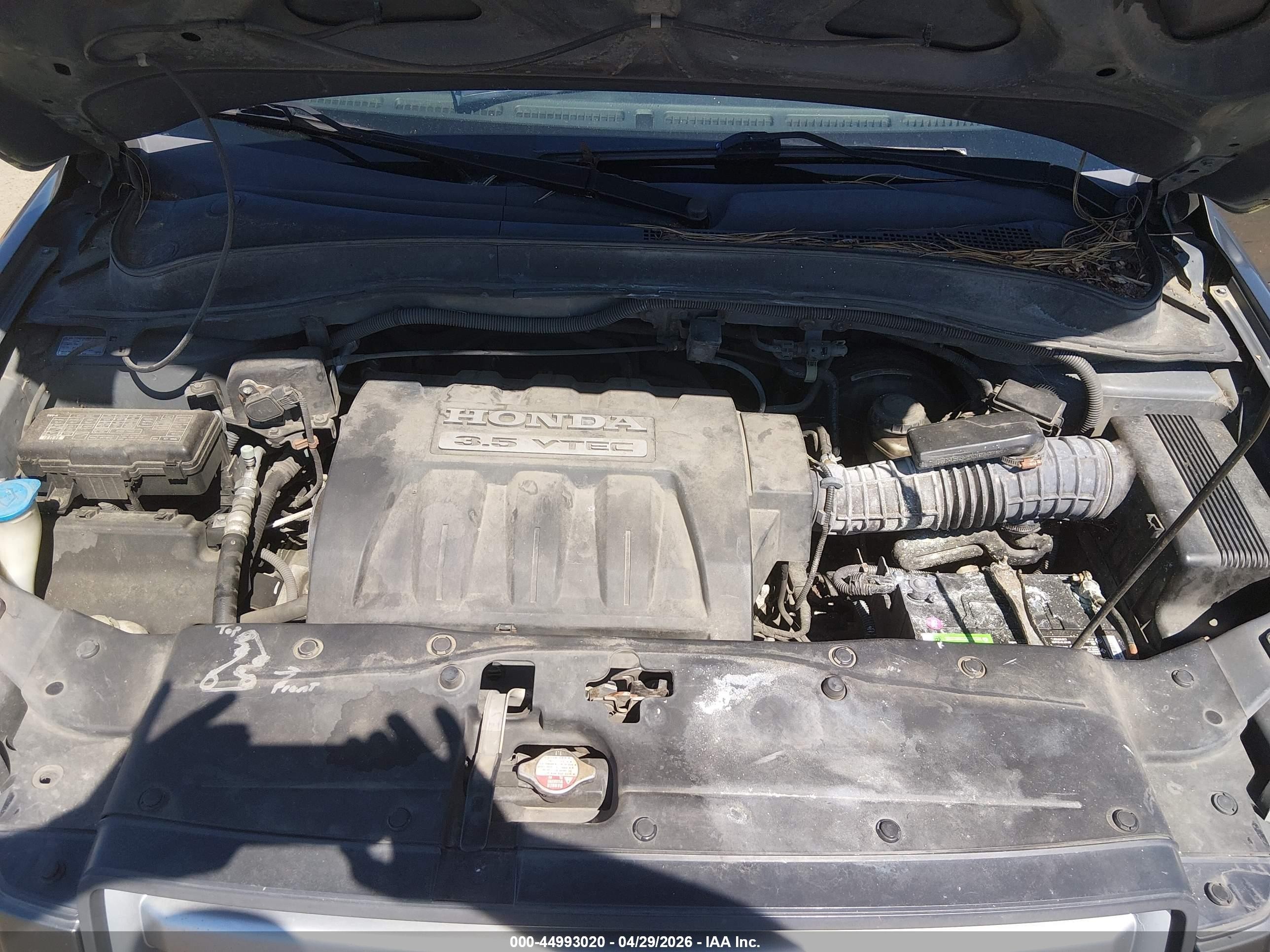 2007 Honda Pilot Ex-l Gray vin: 2HKYF18657H504315