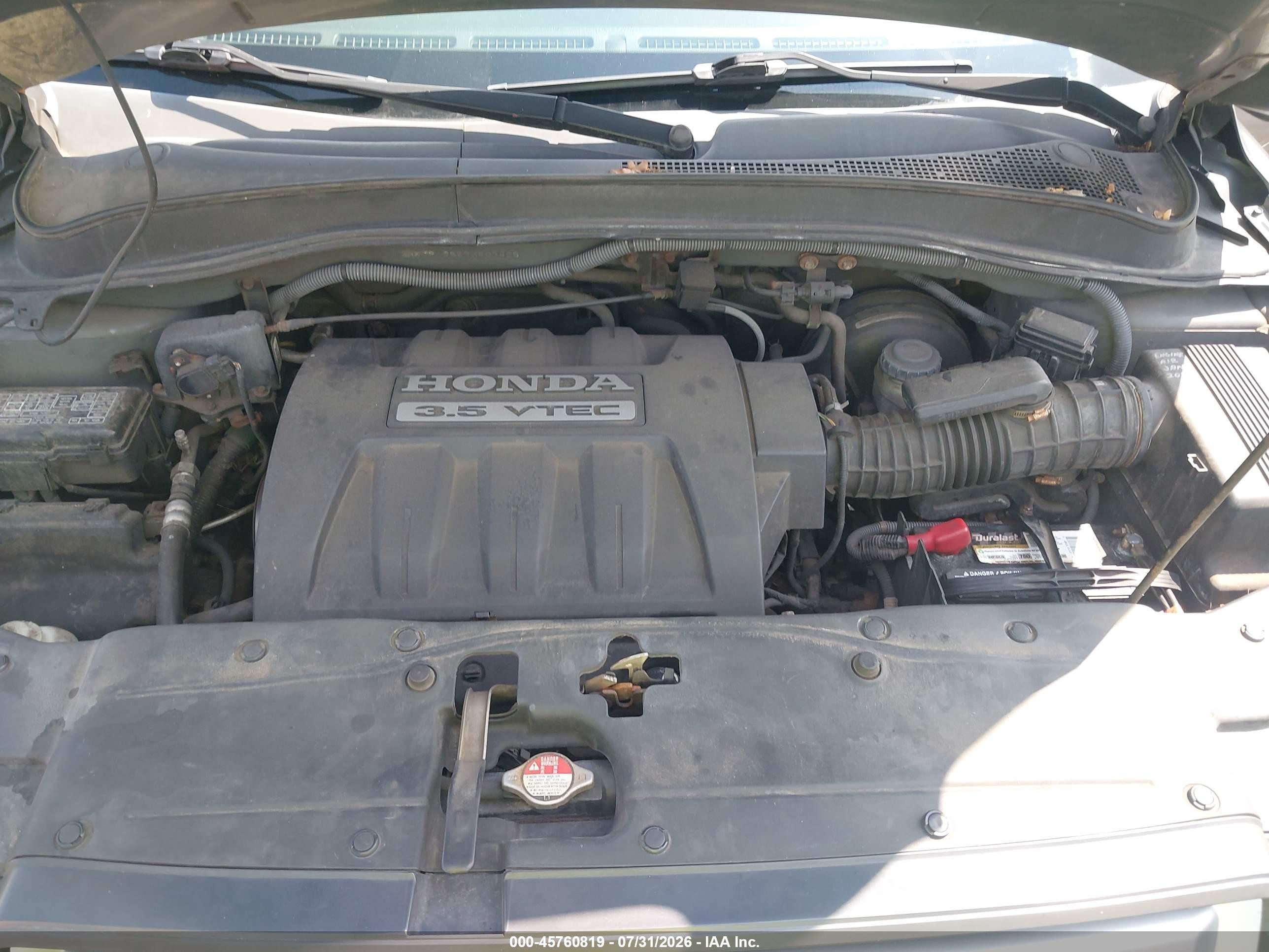 2007 Honda Pilot Ex-l Серый vin: 2HKYF18657H507425