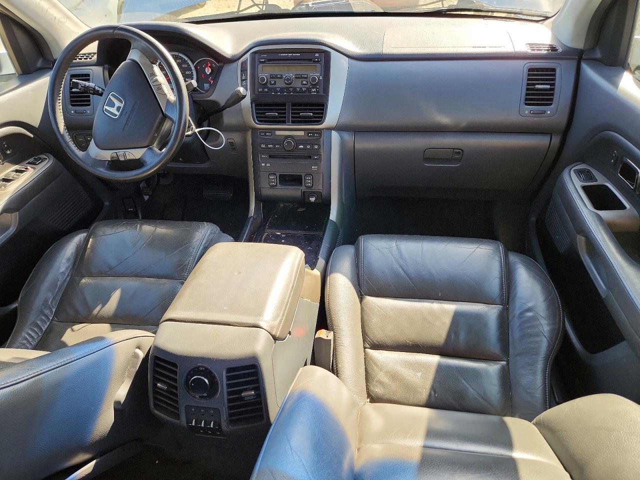 2007 Honda Pilot Exl Silver vin: 2HKYF18657H514097
