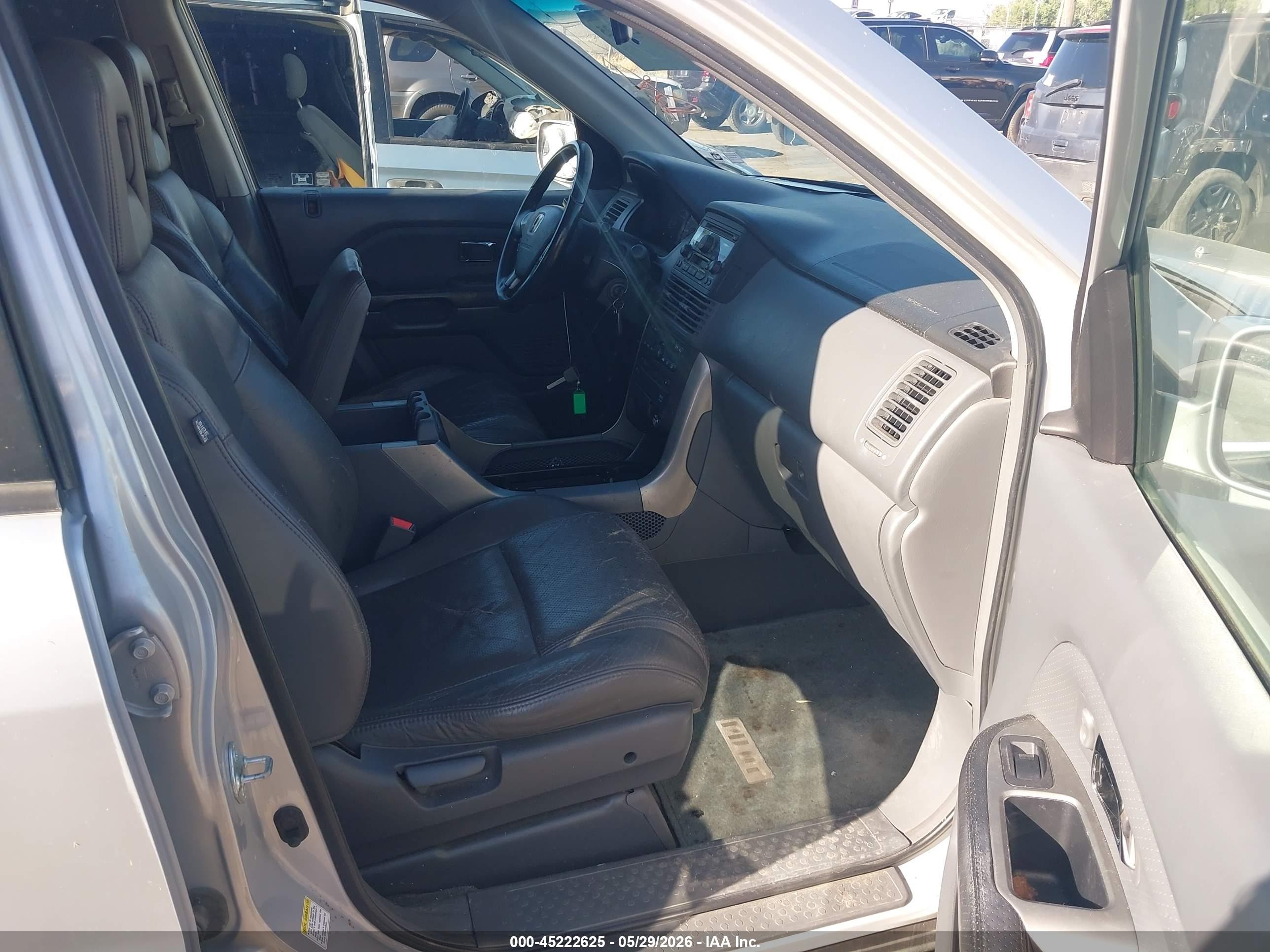 2003 Honda Pilot Ex-l Серебряный vin: 2HKYF18663H505287