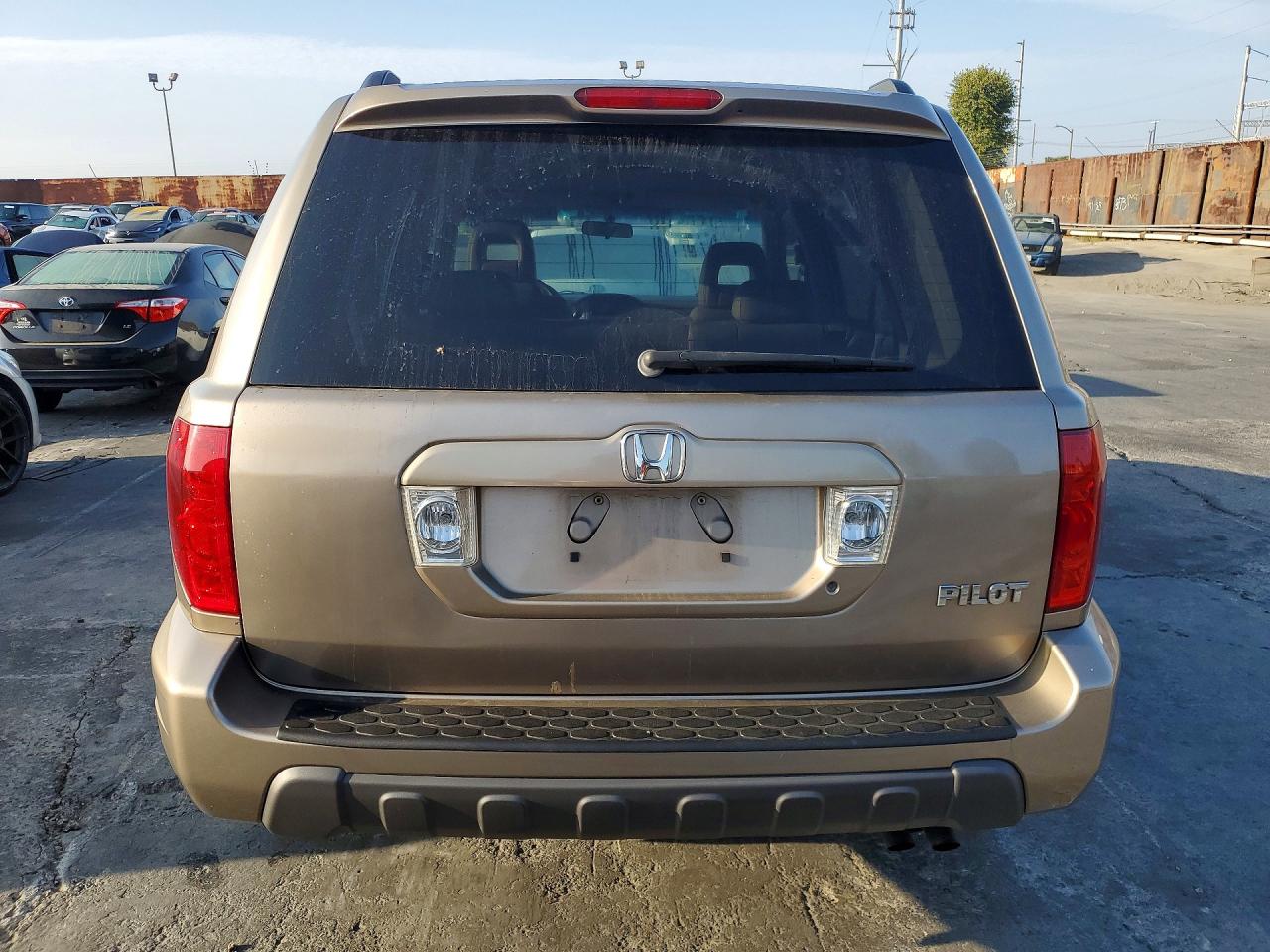 2003 Honda Pilot Exl Tan vin: 2HKYF18663H563612