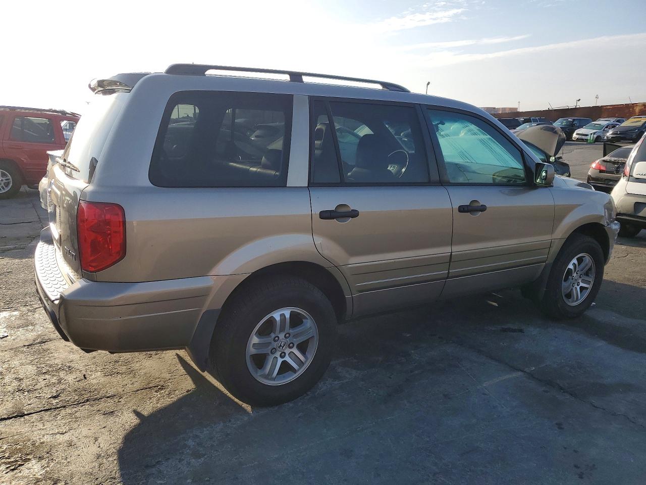2003 Honda Pilot Exl Tan vin: 2HKYF18663H563612