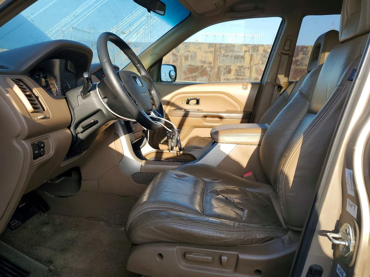 2003 Honda Pilot Exl Tan vin: 2HKYF18663H563612