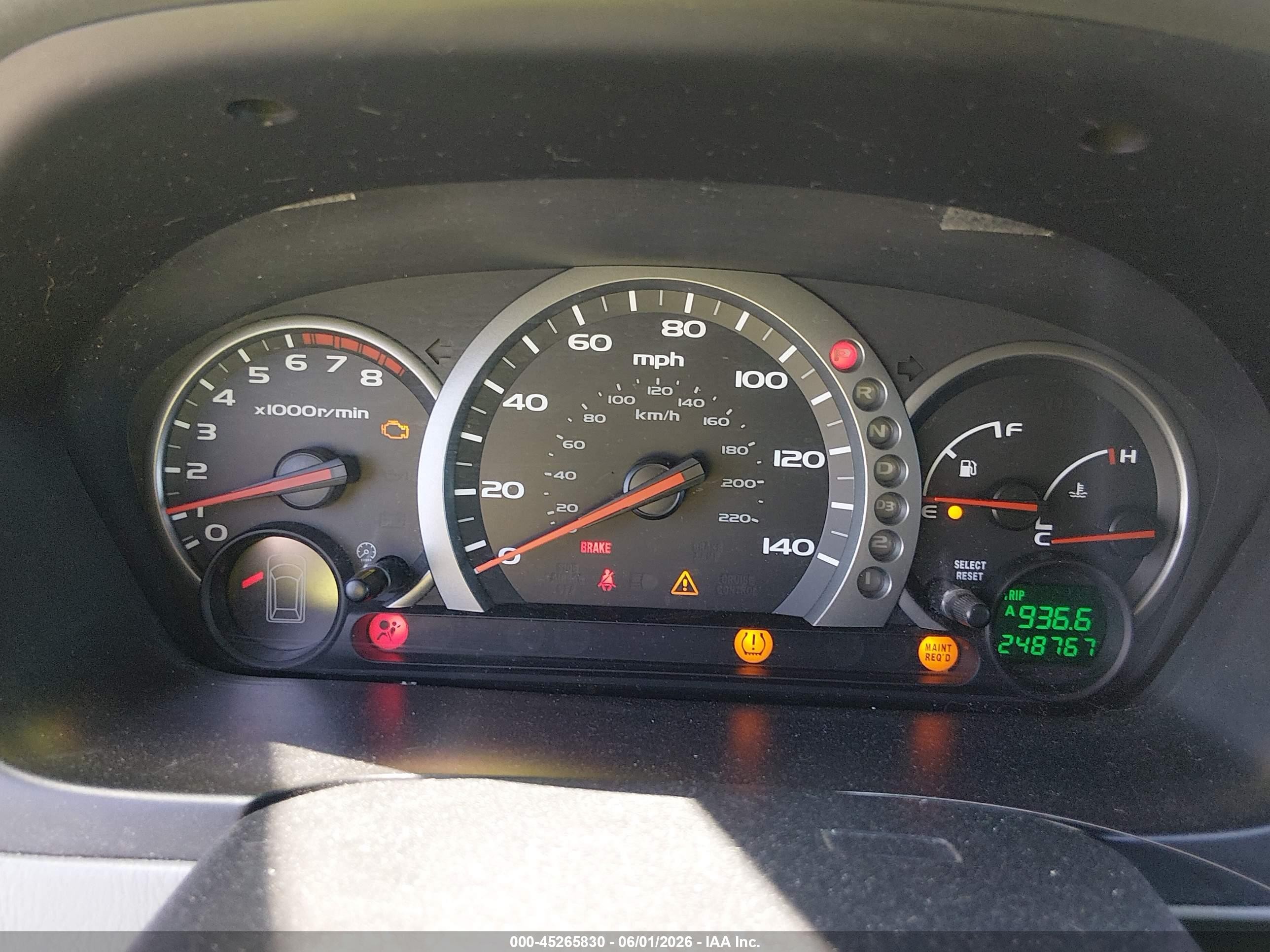 2005 Honda Pilot Ex-l Gray vin: 2HKYF18665H569672