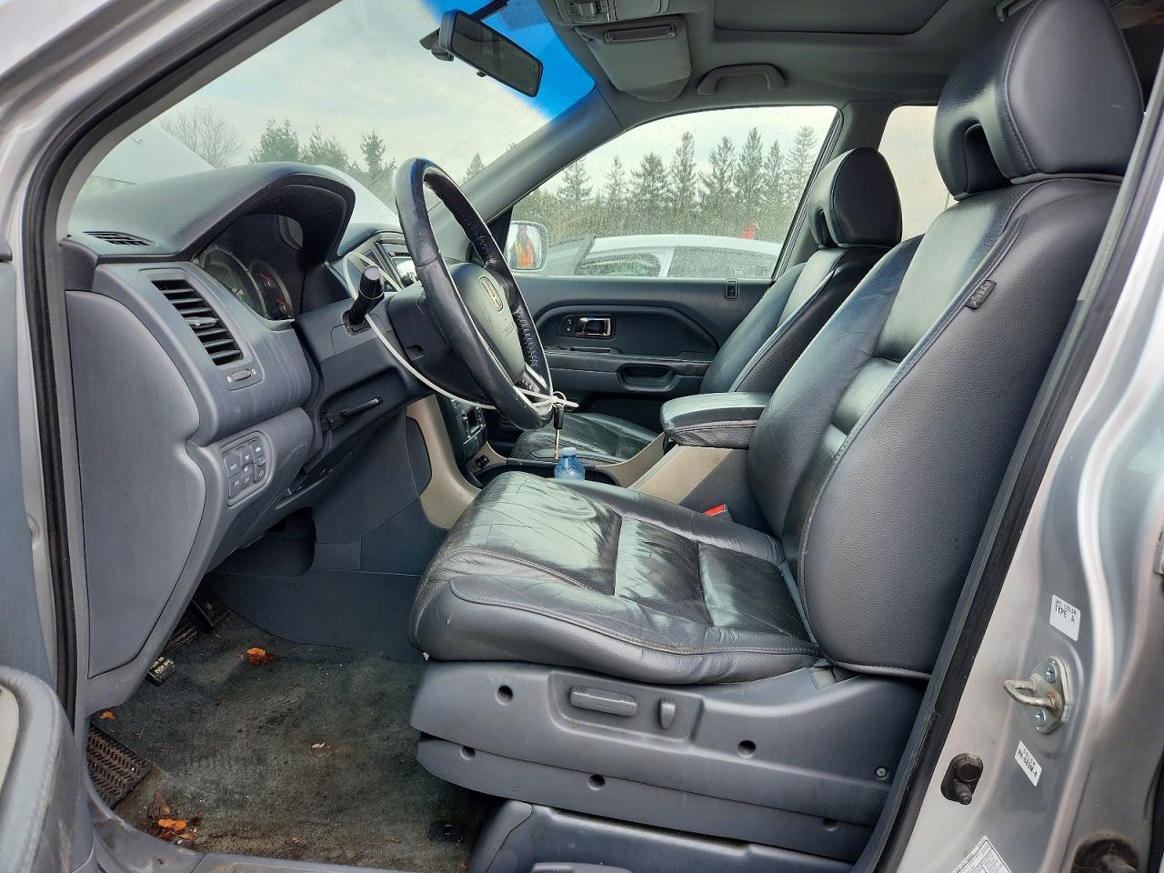 2006 Honda Pilot Ex Серебряный vin: 2HKYF18666H003996