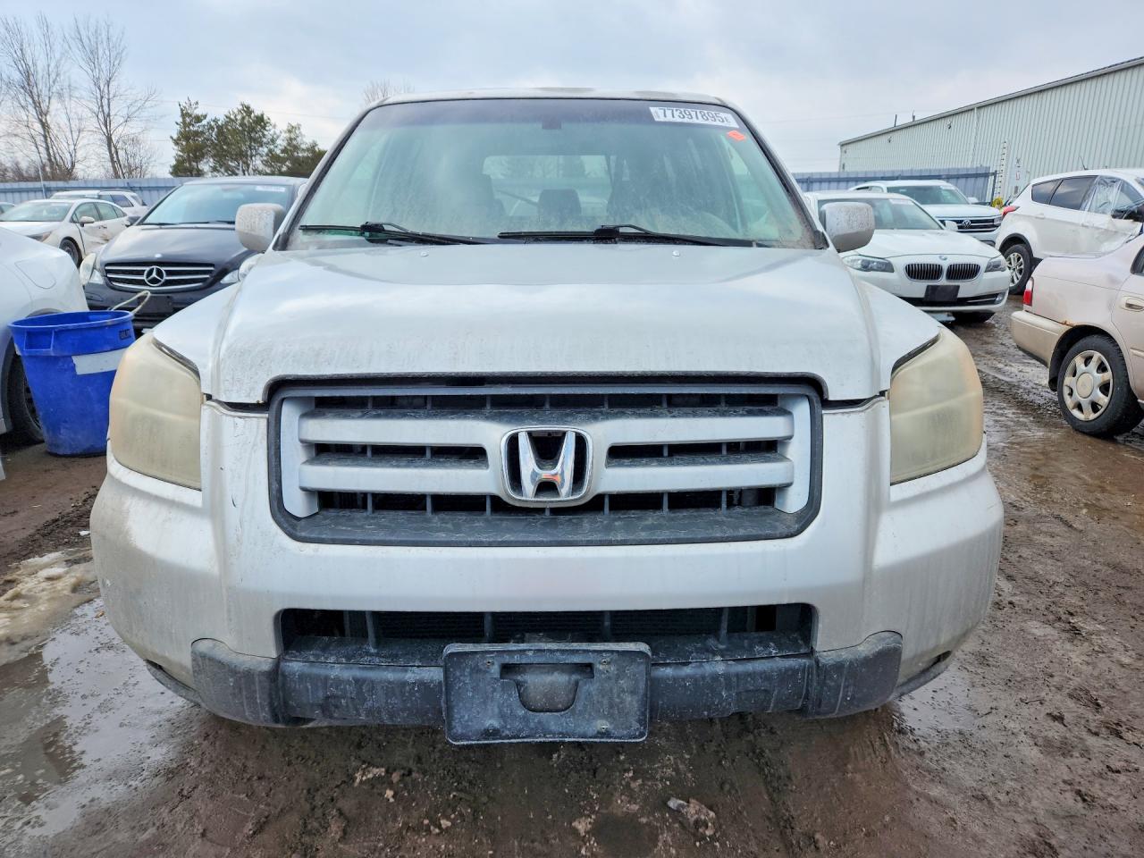 2006 Honda Pilot Ex Серебряный vin: 2HKYF18666H003996