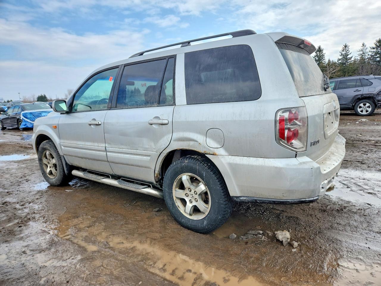 2006 Honda Pilot Ex Серебряный vin: 2HKYF18666H003996