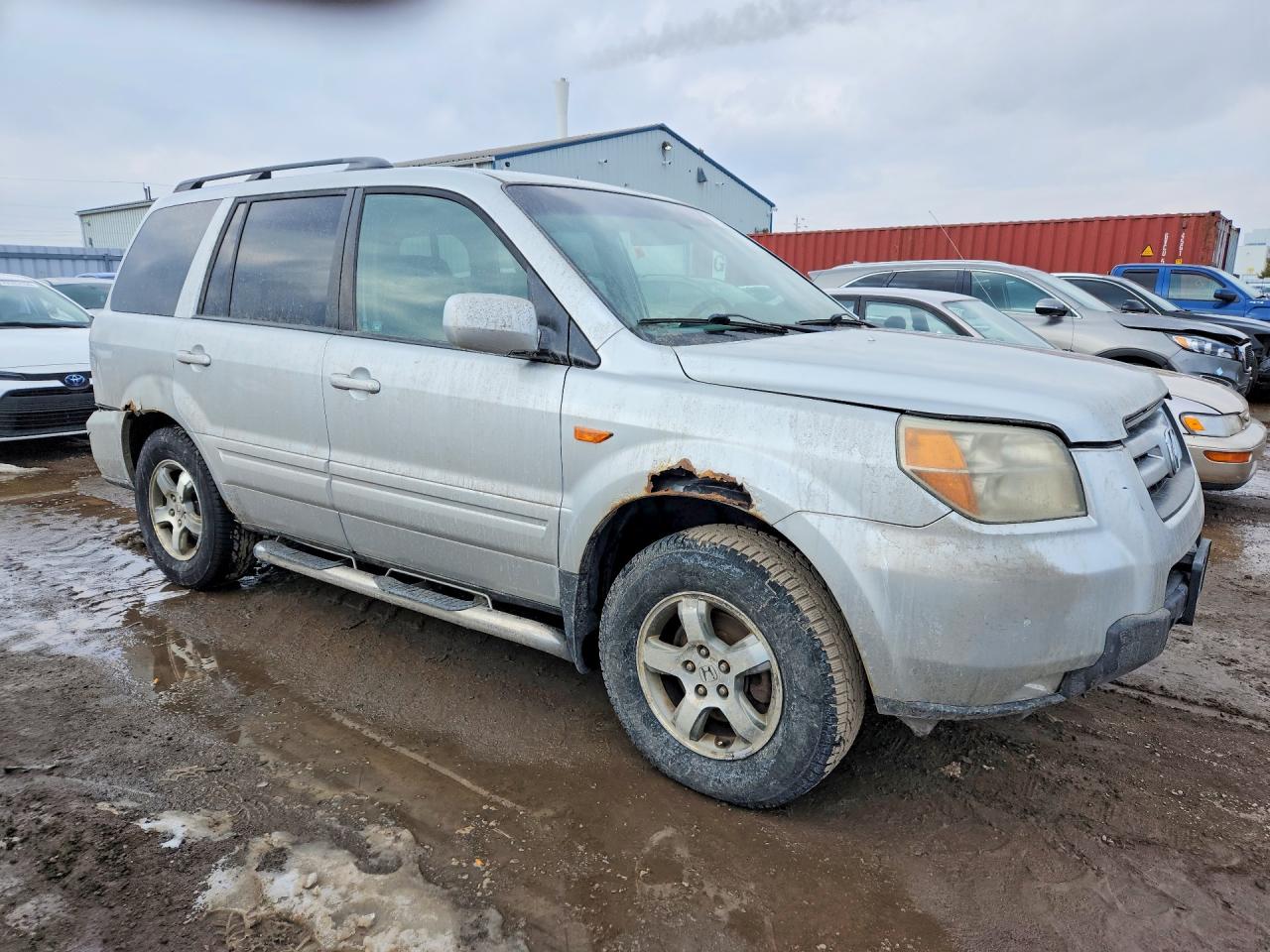 2006 Honda Pilot Ex Серебряный vin: 2HKYF18666H003996