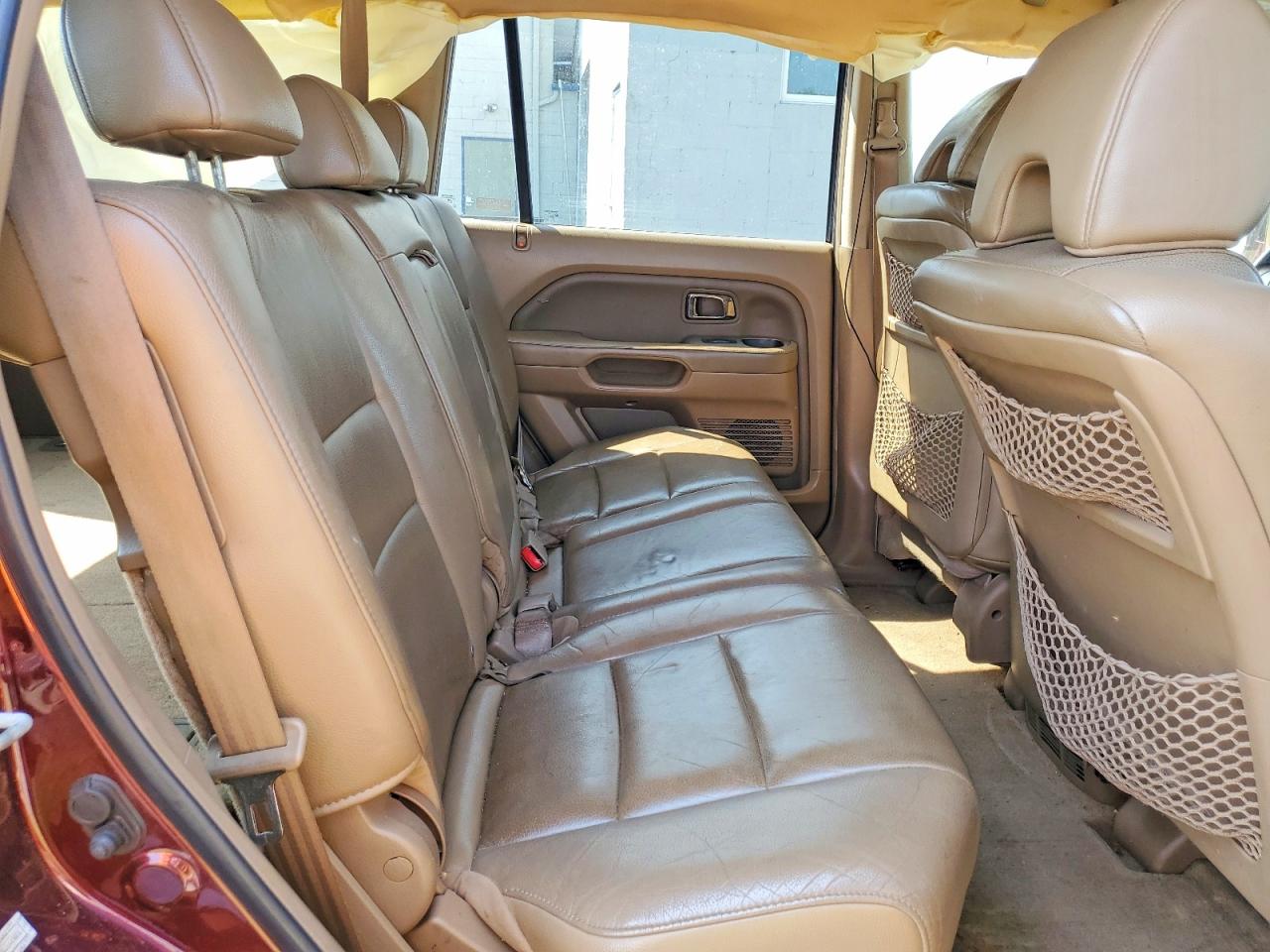 2007 Honda Pilot Exl Бордовый vin: 2HKYF18667H526081