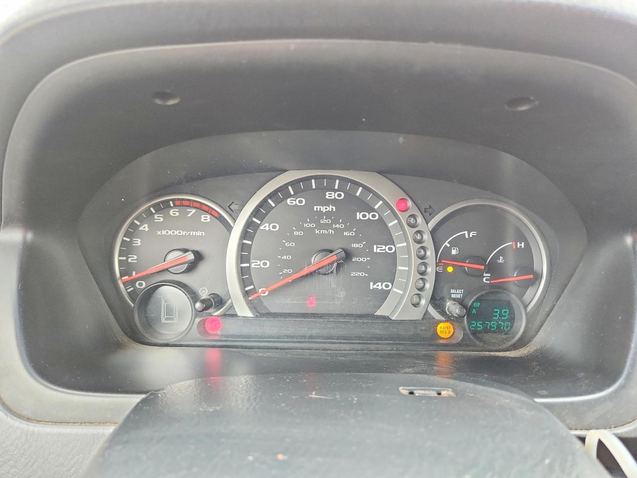 2003 Honda Pilot Exl Red vin: 2HKYF18673H501586